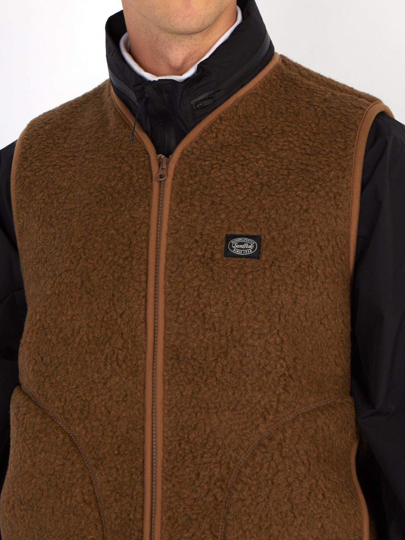 wool fleece vest