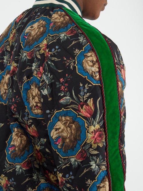 Gucci Floral Bloom Bomber Jacket Multi