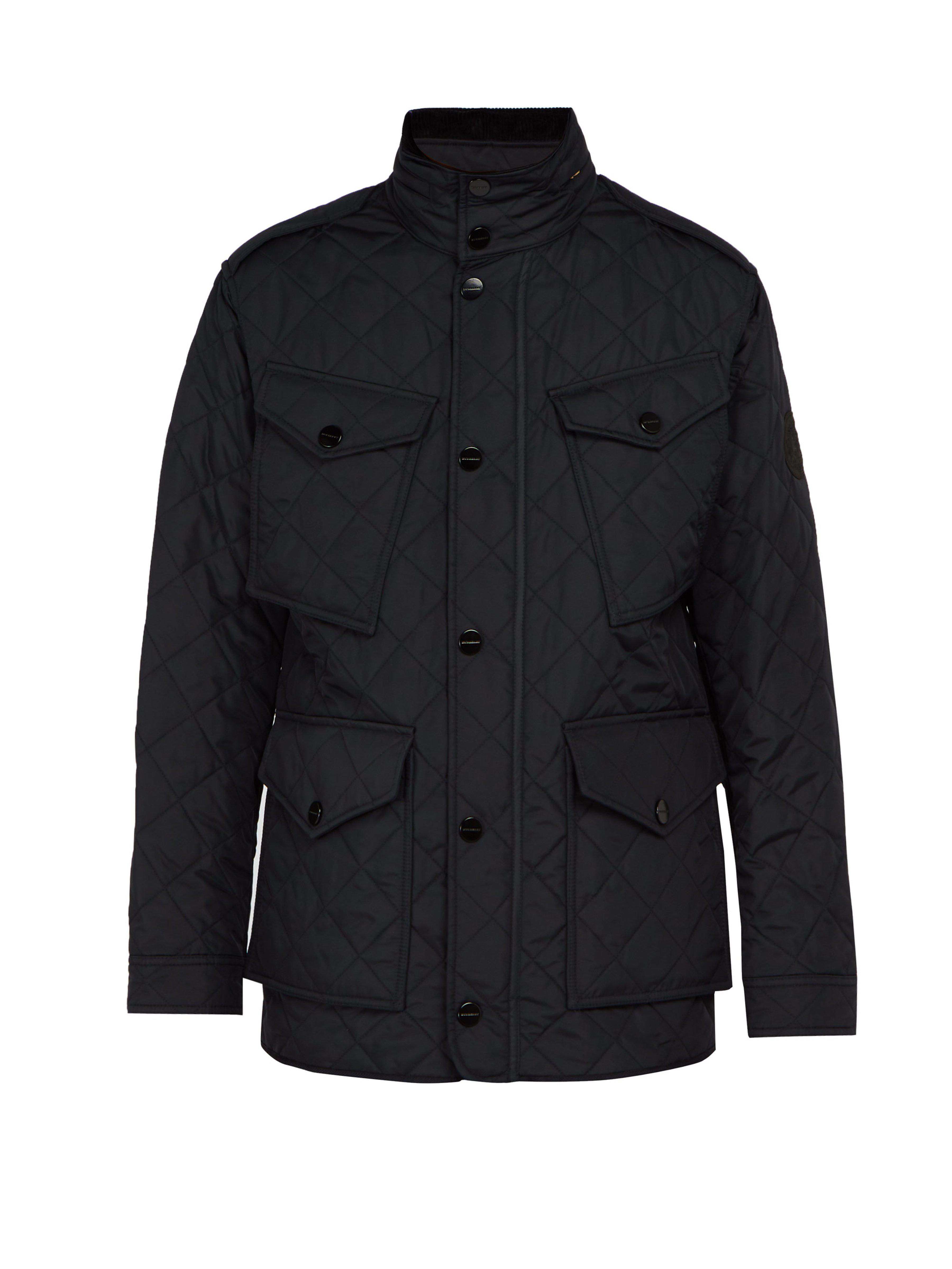 Burberry Ascot Quilted Field Jacket in Navy (Blue) for Men | Lyst UK