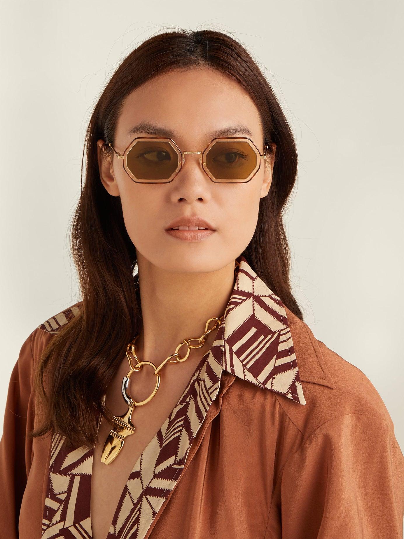 chloe green sunglasses