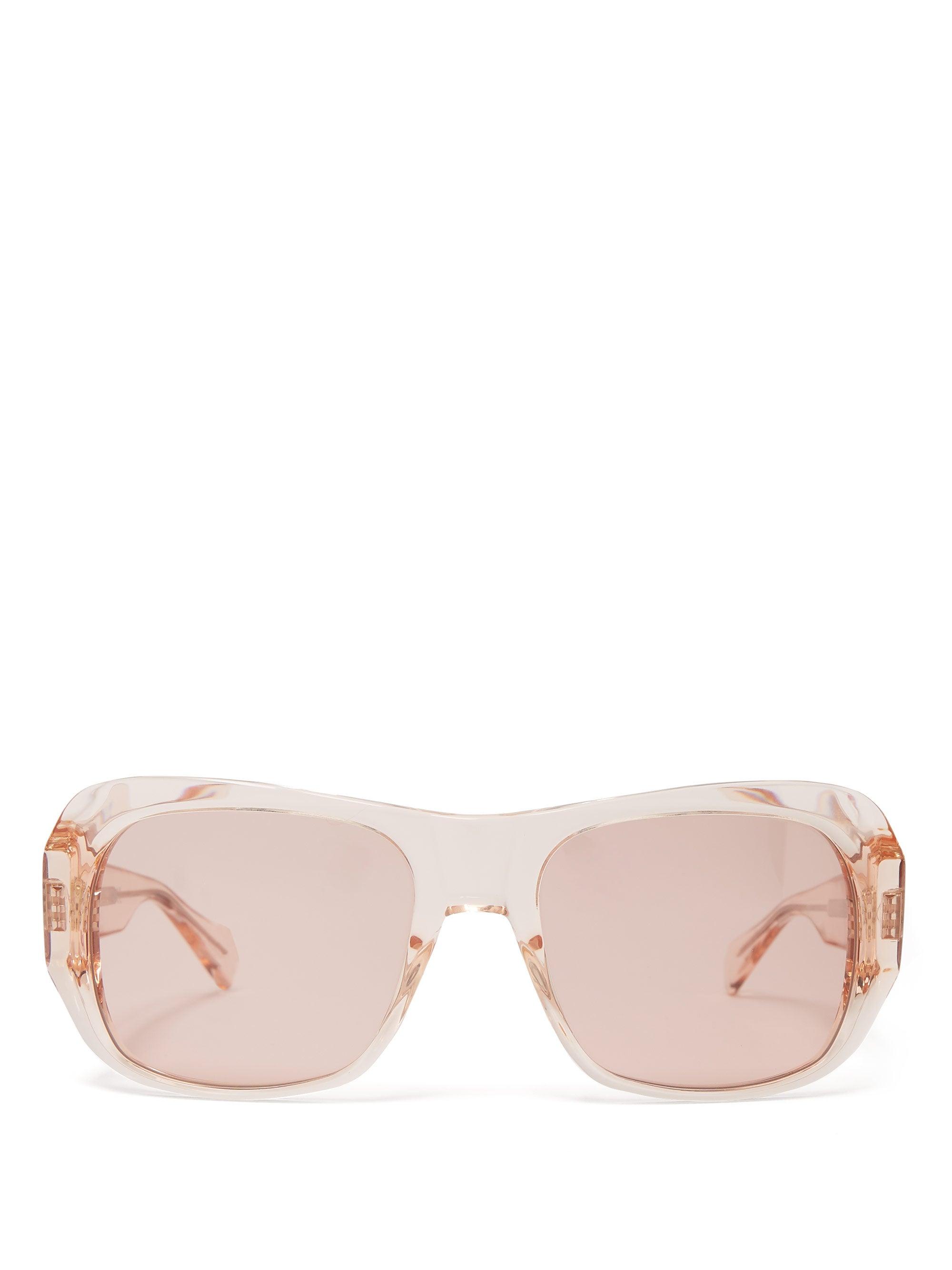 celine rectangular sunglasses in acetate