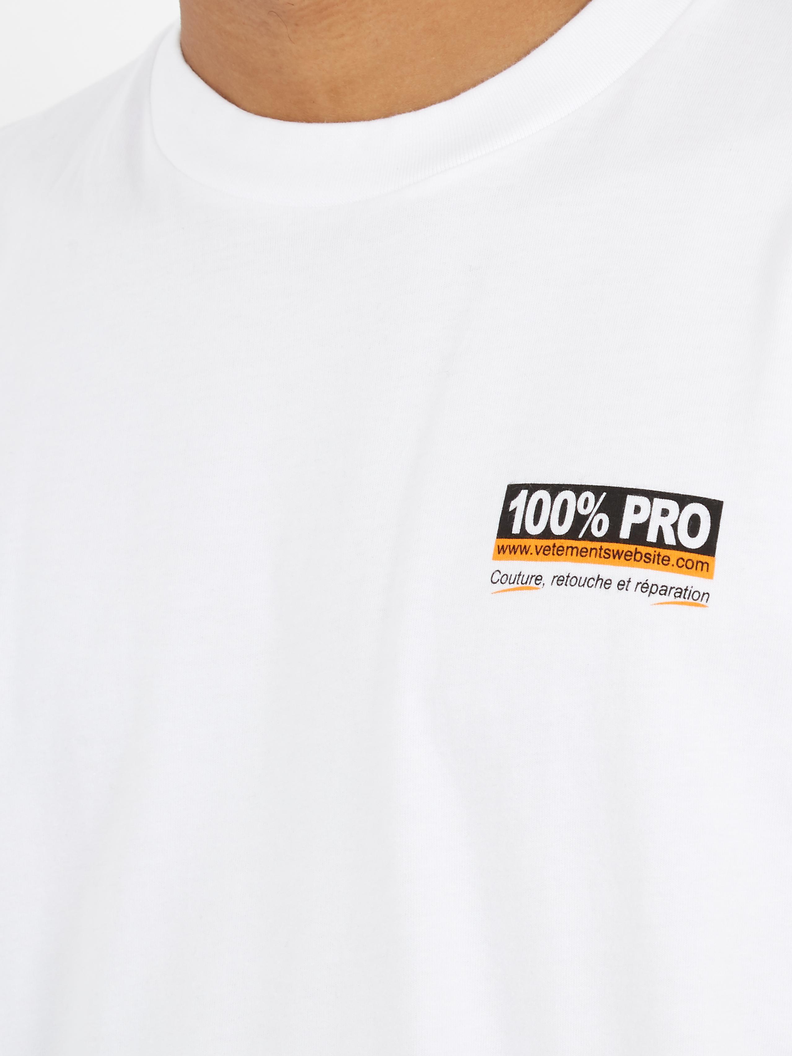Vetements 100 Pro T Shirt on Sale, UP TO 69% OFF | www.loop-cn.com