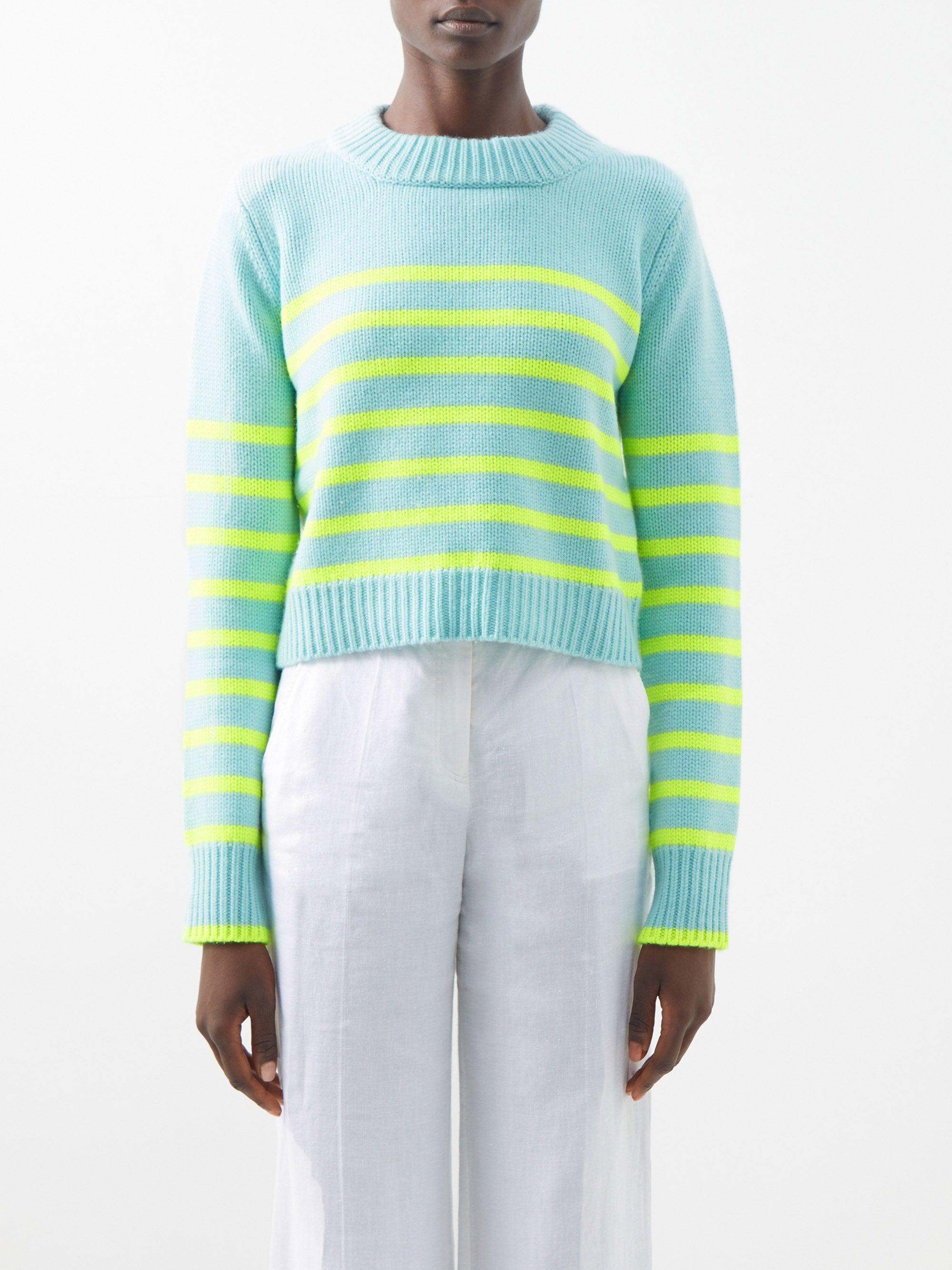La Ligne Marin Striped Wool-blend 