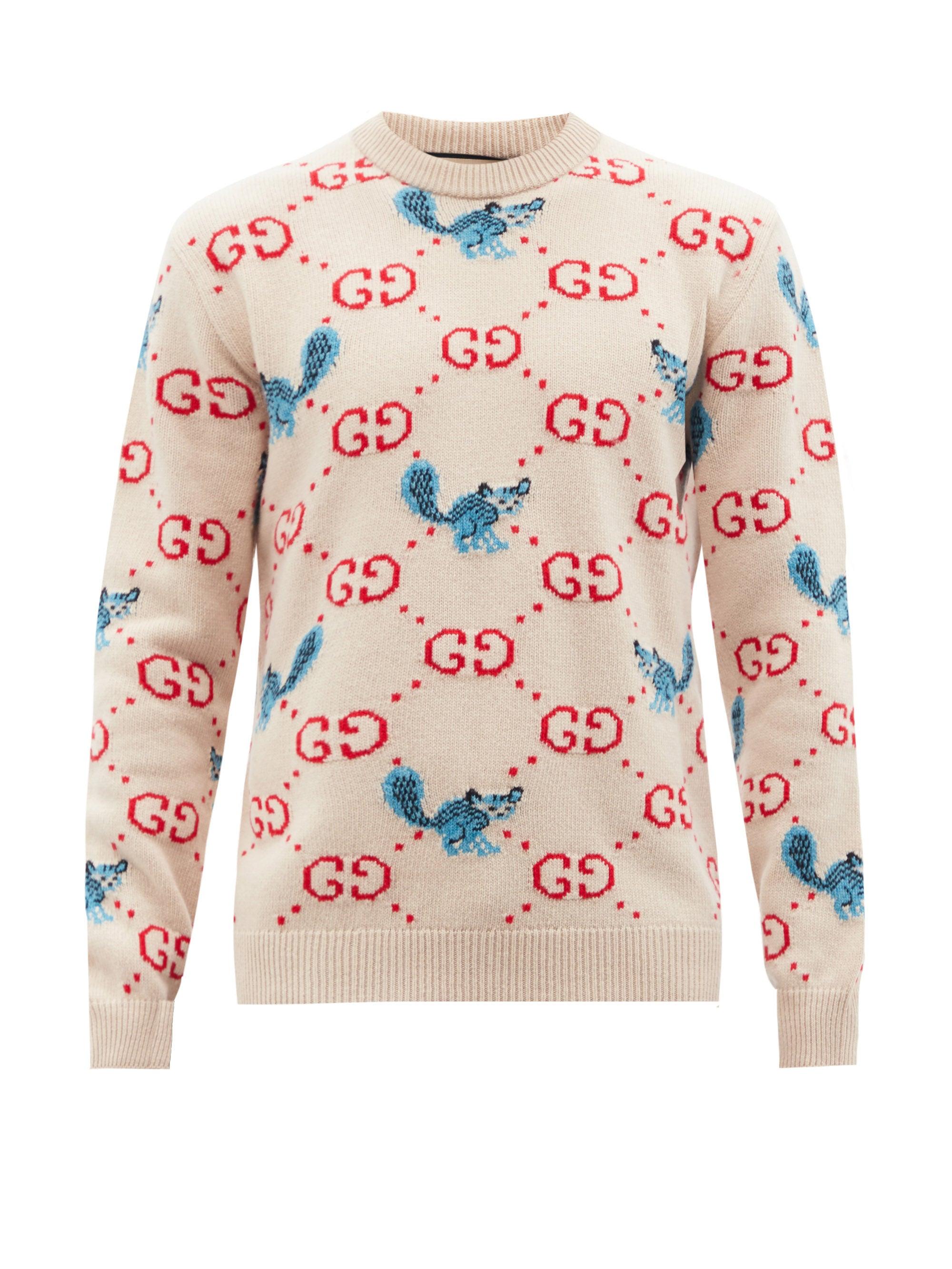 Gucci Wool Sweater With Tiger Intarsia - Farfetch