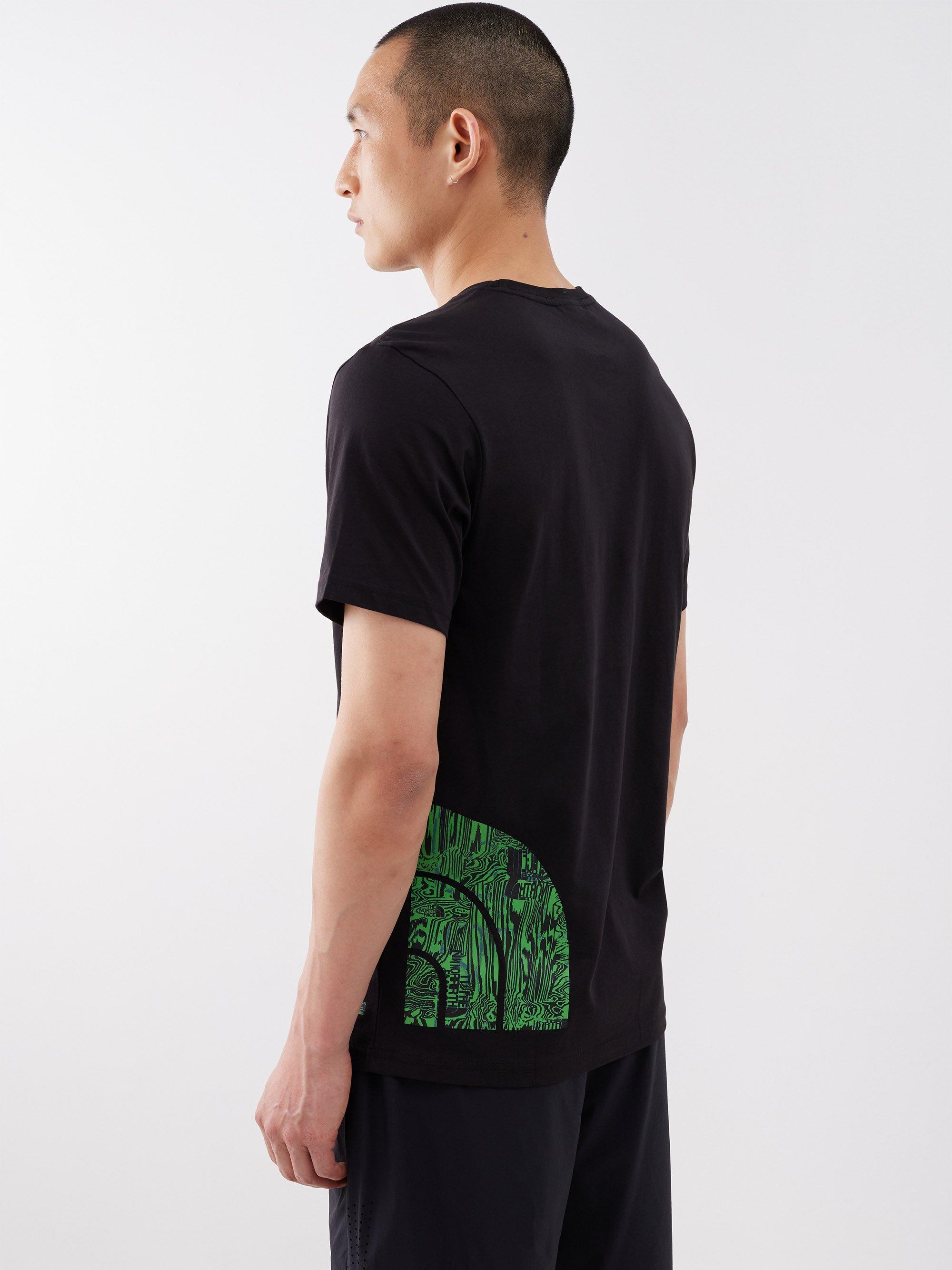 The North Face Logo-print Cotton-jersey T-shirt in Black for Men | Lyst