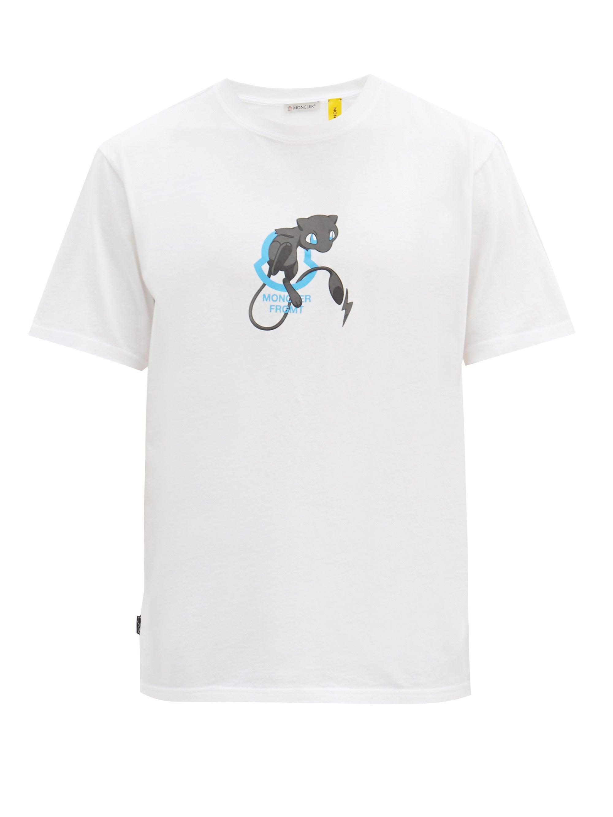 7 MONCLER FRAGMENT Thunderbolt Project Pokémon-print Cotton T-shirt in  White for Men | Lyst