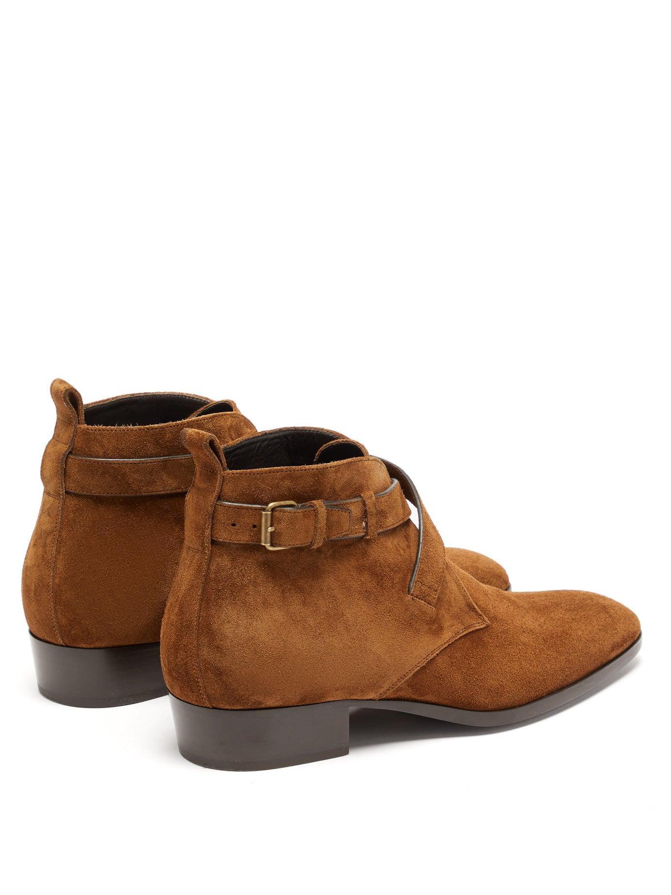 saint laurent wyatt suede