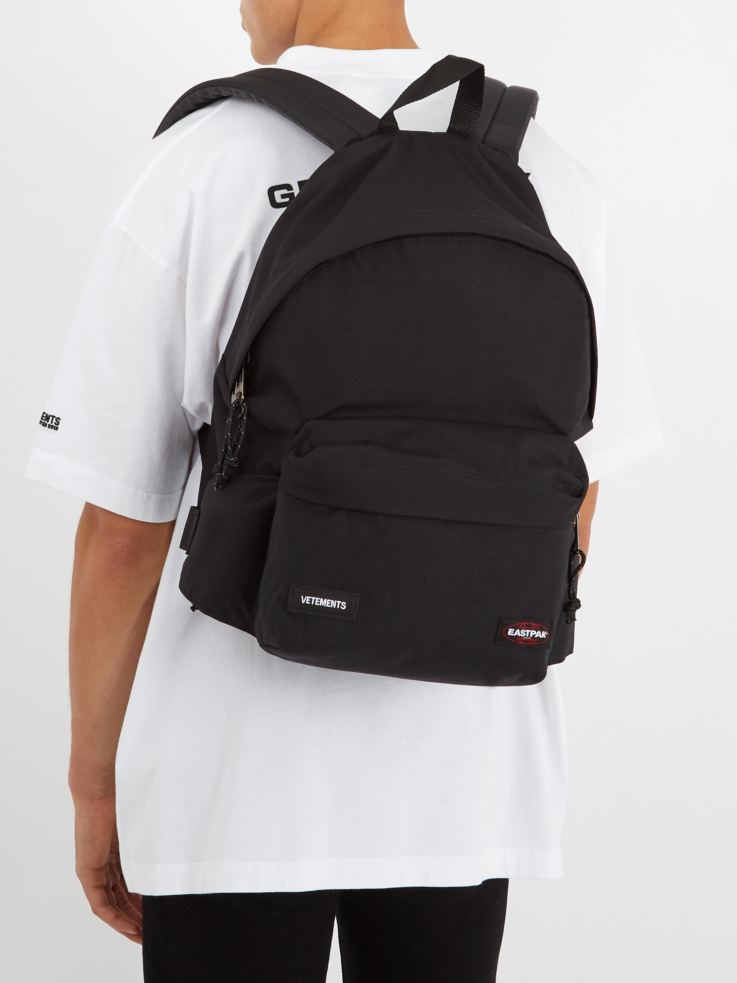 Vetements X Eastpak Backpack in Black for Men | Lyst