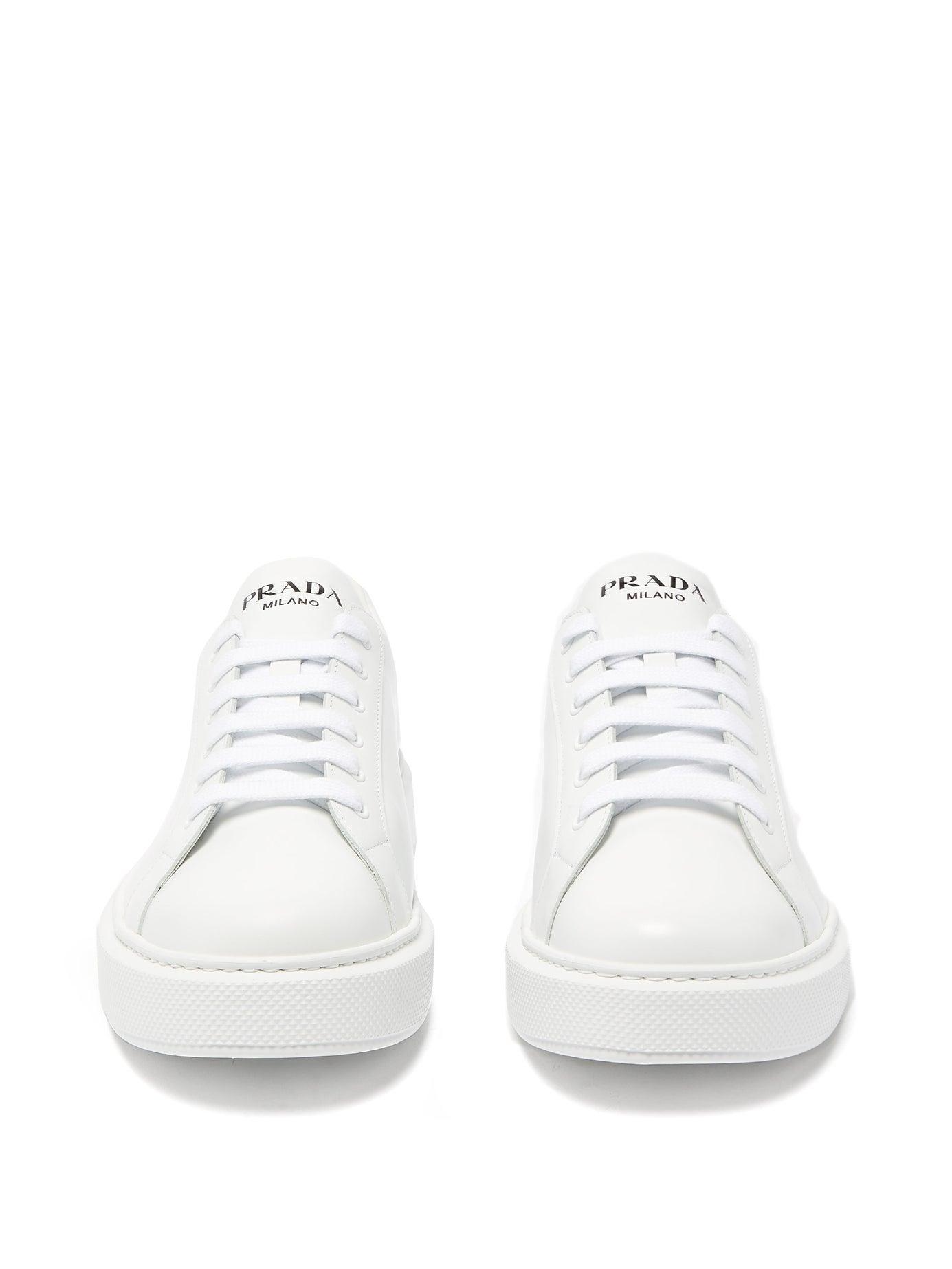 prada leather trainers