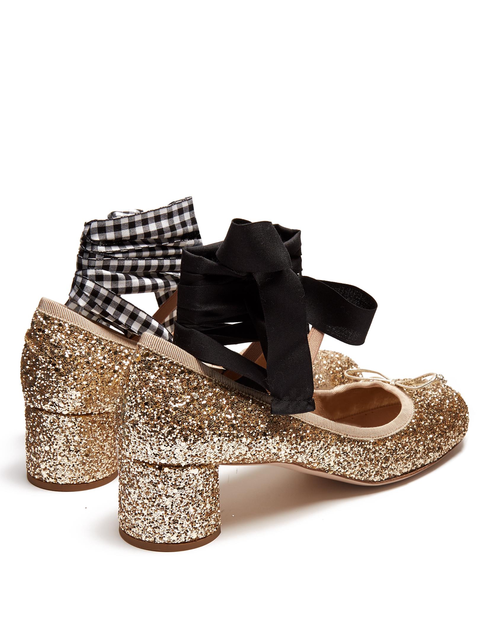 miu miu ballerina pumps
