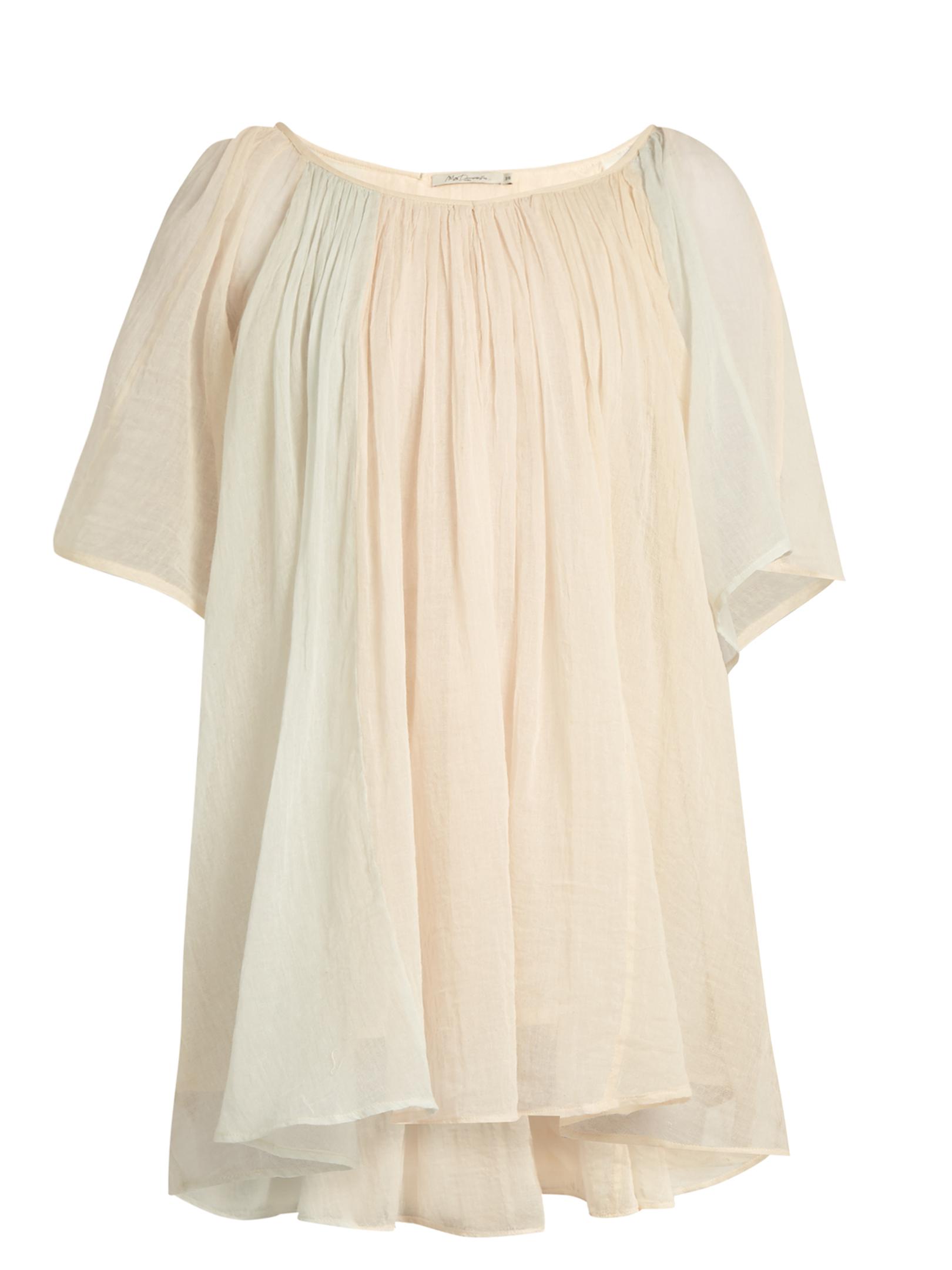 Mes Demoiselles Rosace Striped Cottongauze Dress in Natural Lyst