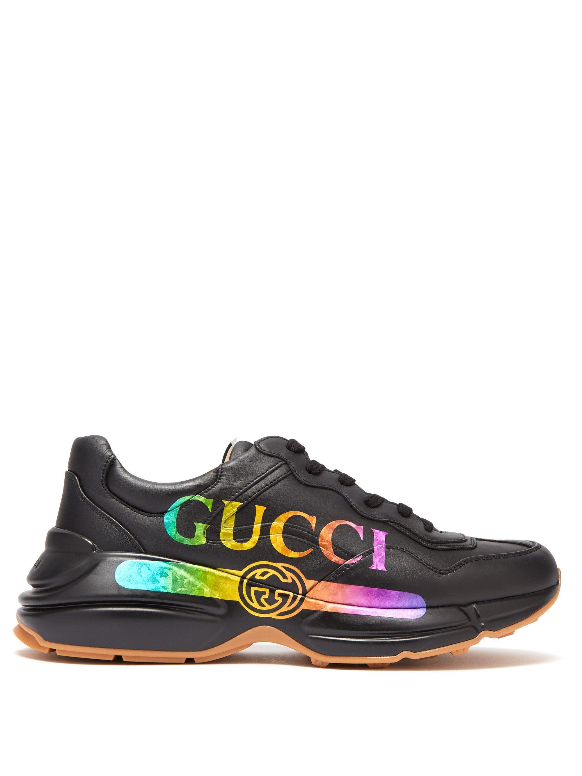 Gucci Rhyton Sneaker in Black for Men | Lyst