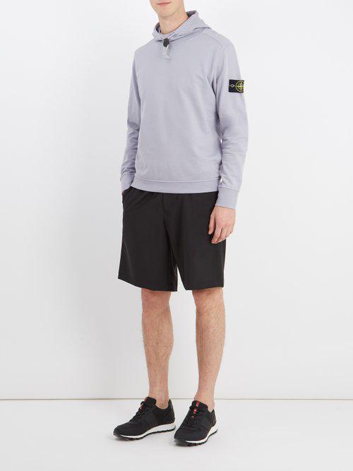 stone island toggle hoodie