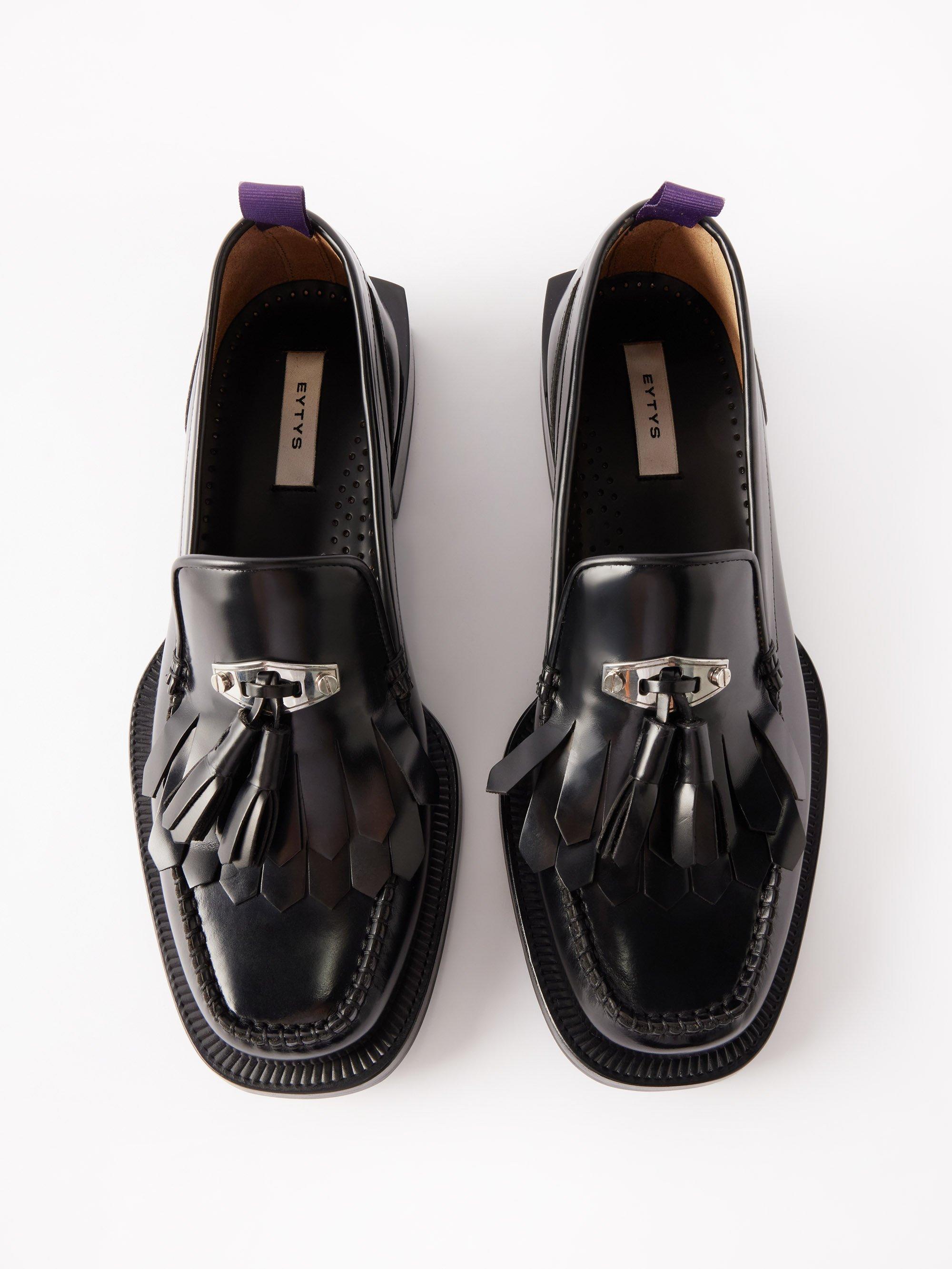 Eytys Rio Tasselled Leather Loafers in Black for Men | Lyst UK