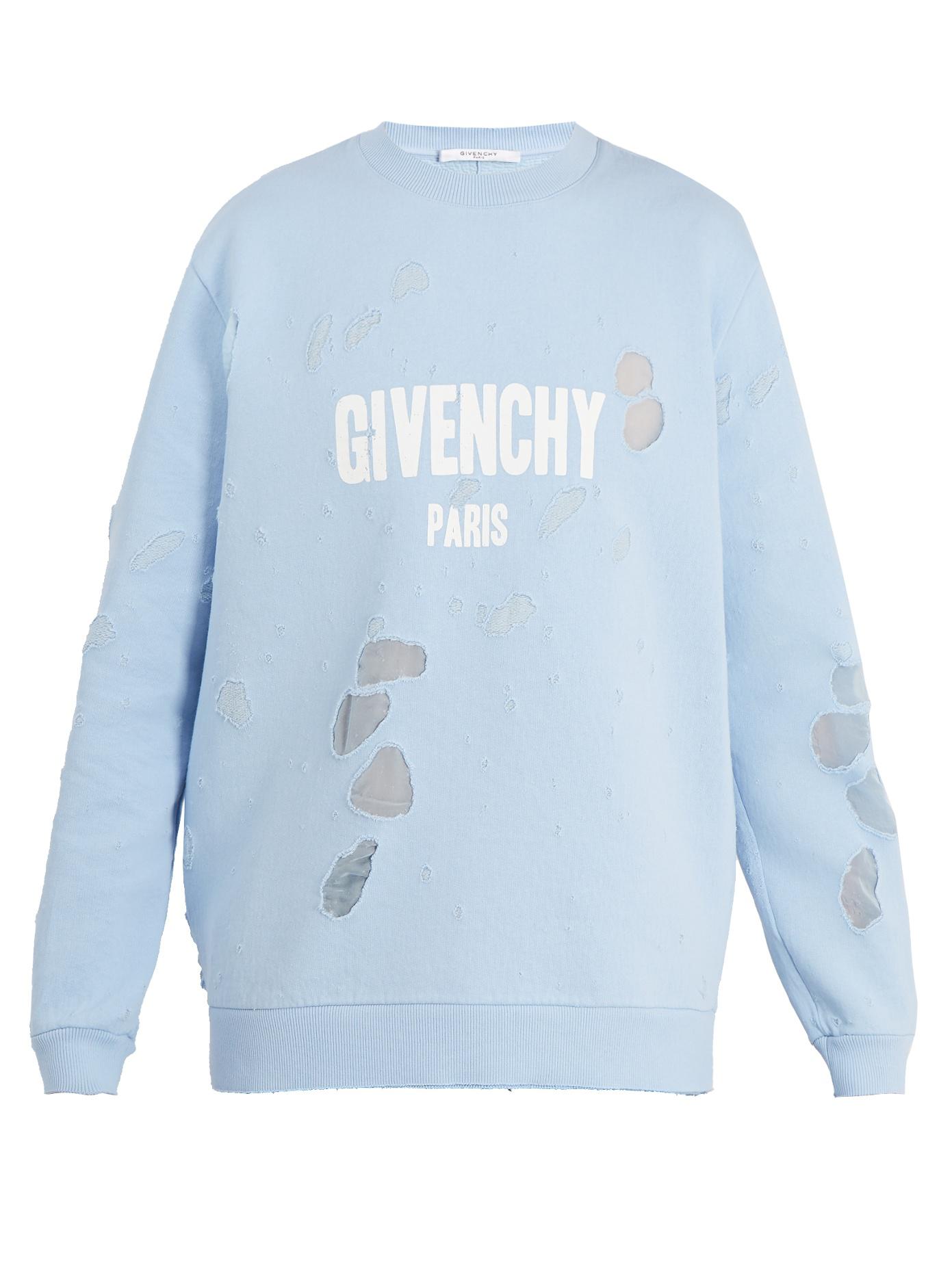 givenchy sweater destroyed