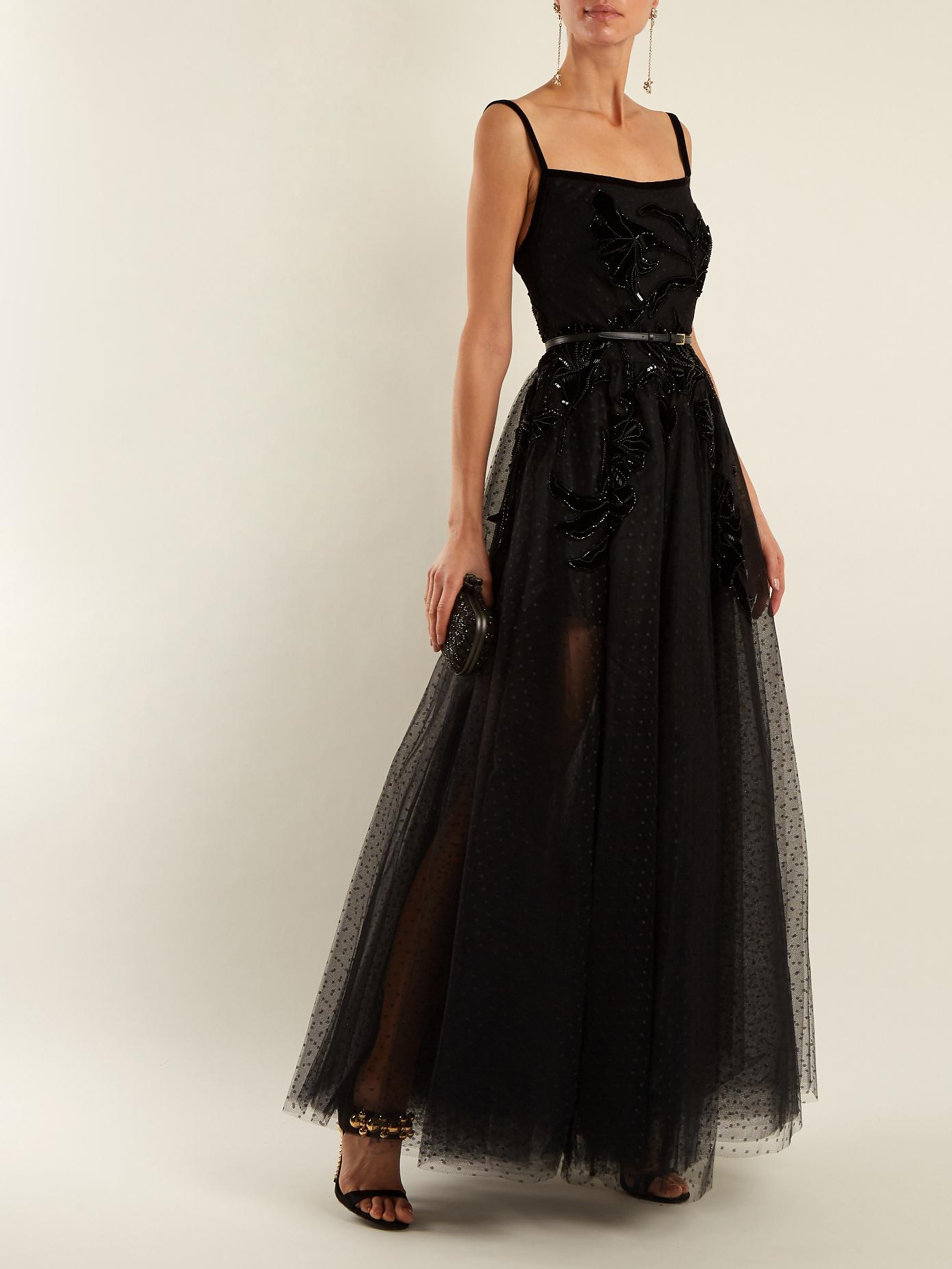 polka dot gown designs