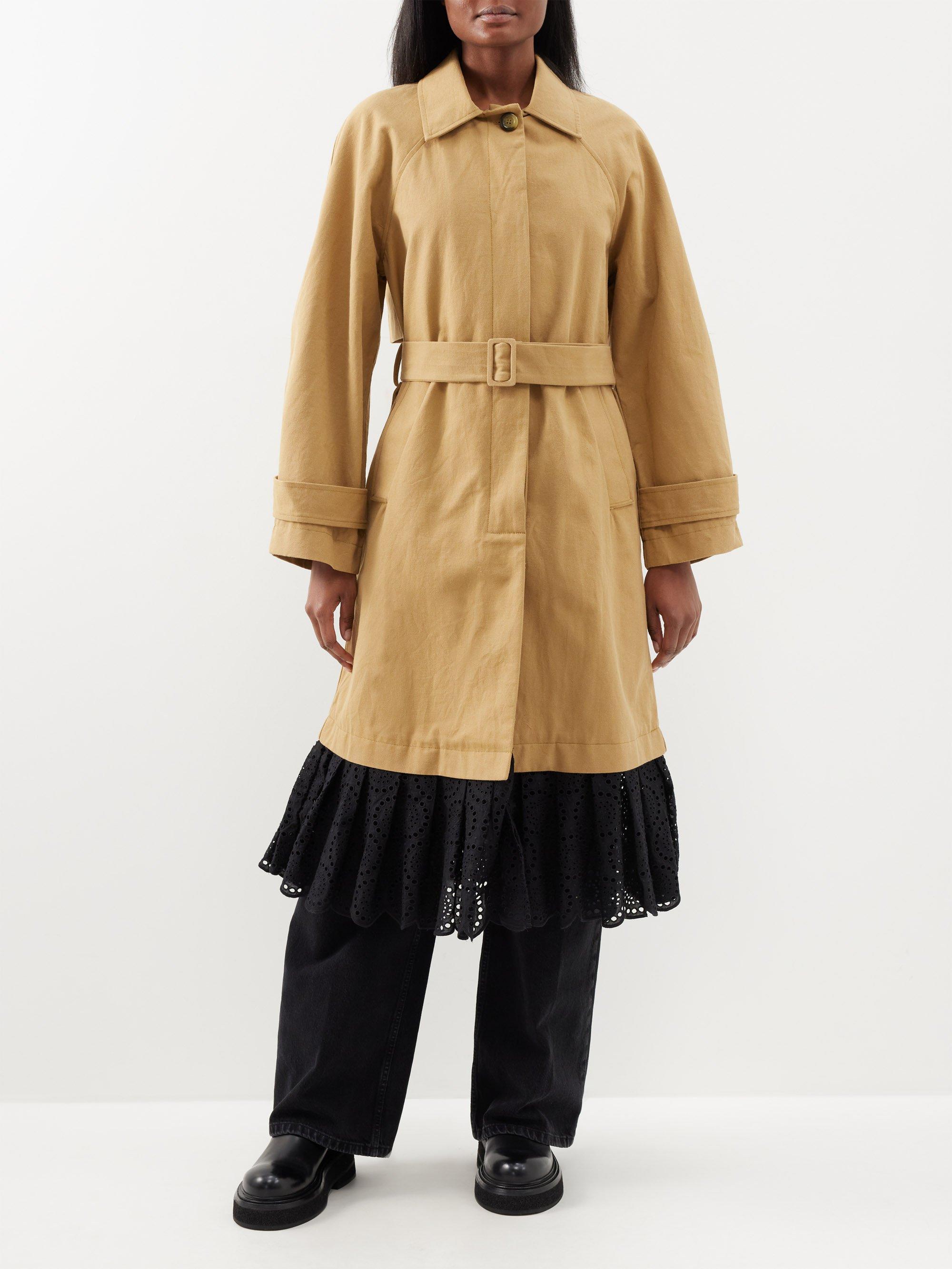 Sea Maeve Classic collar Cotton Trench Coat in Natural Lyst Canada