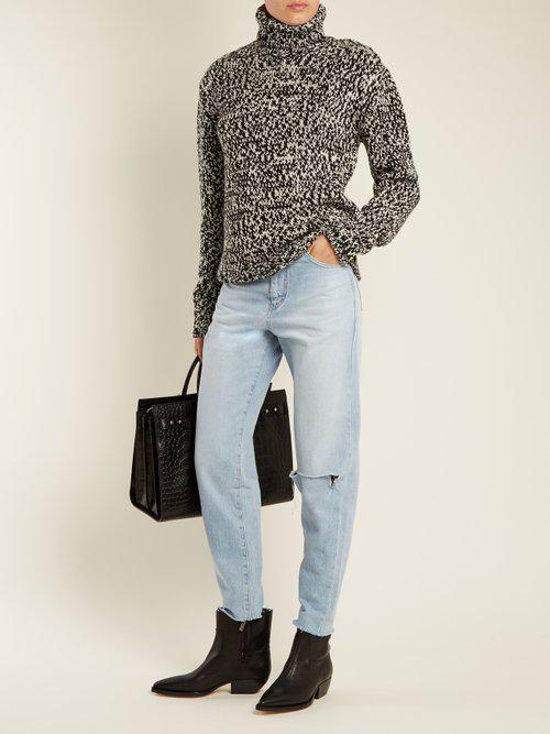 saint laurent theo bootie