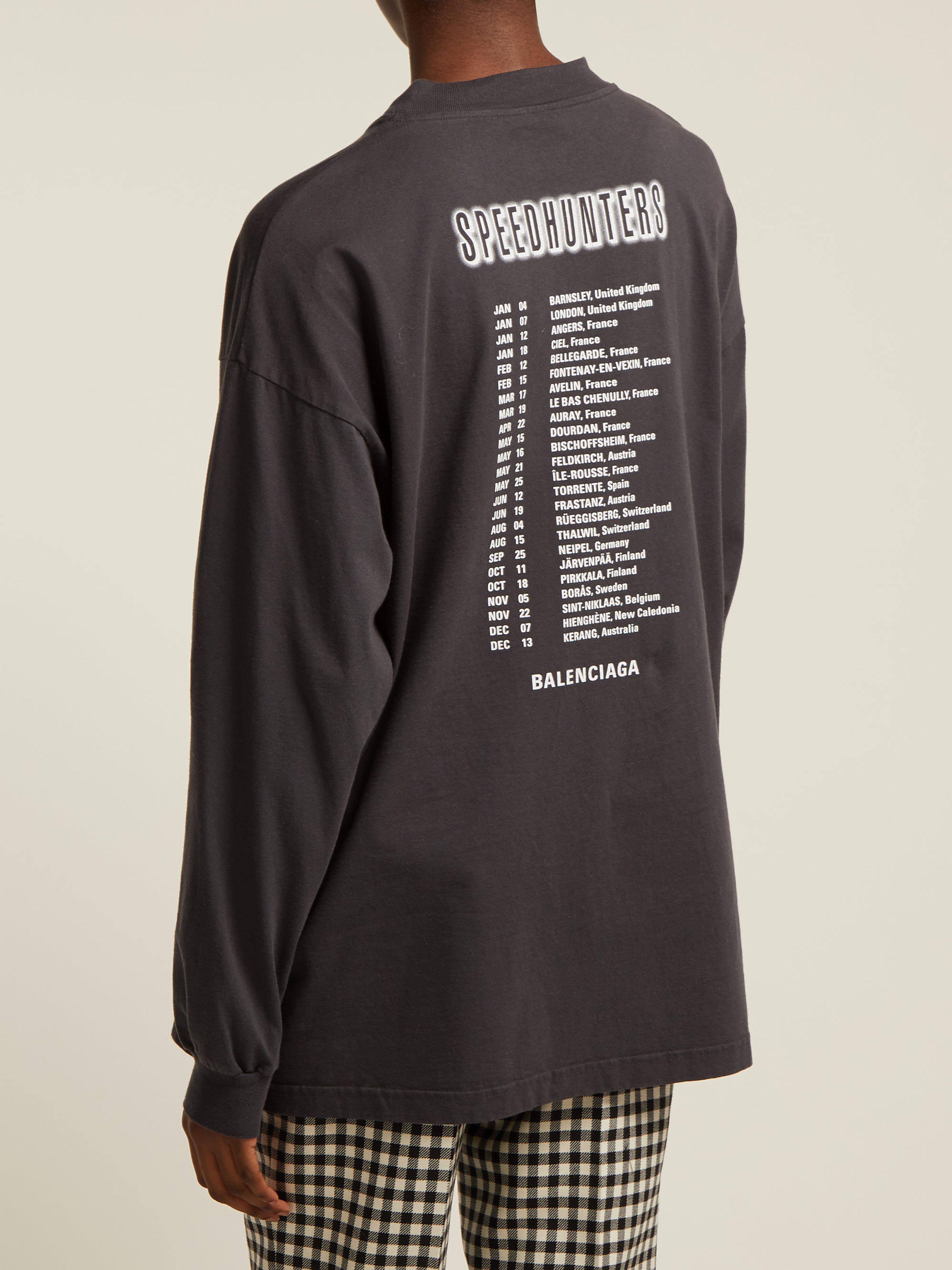 Black Speedhunters Long Sleeve T shirt