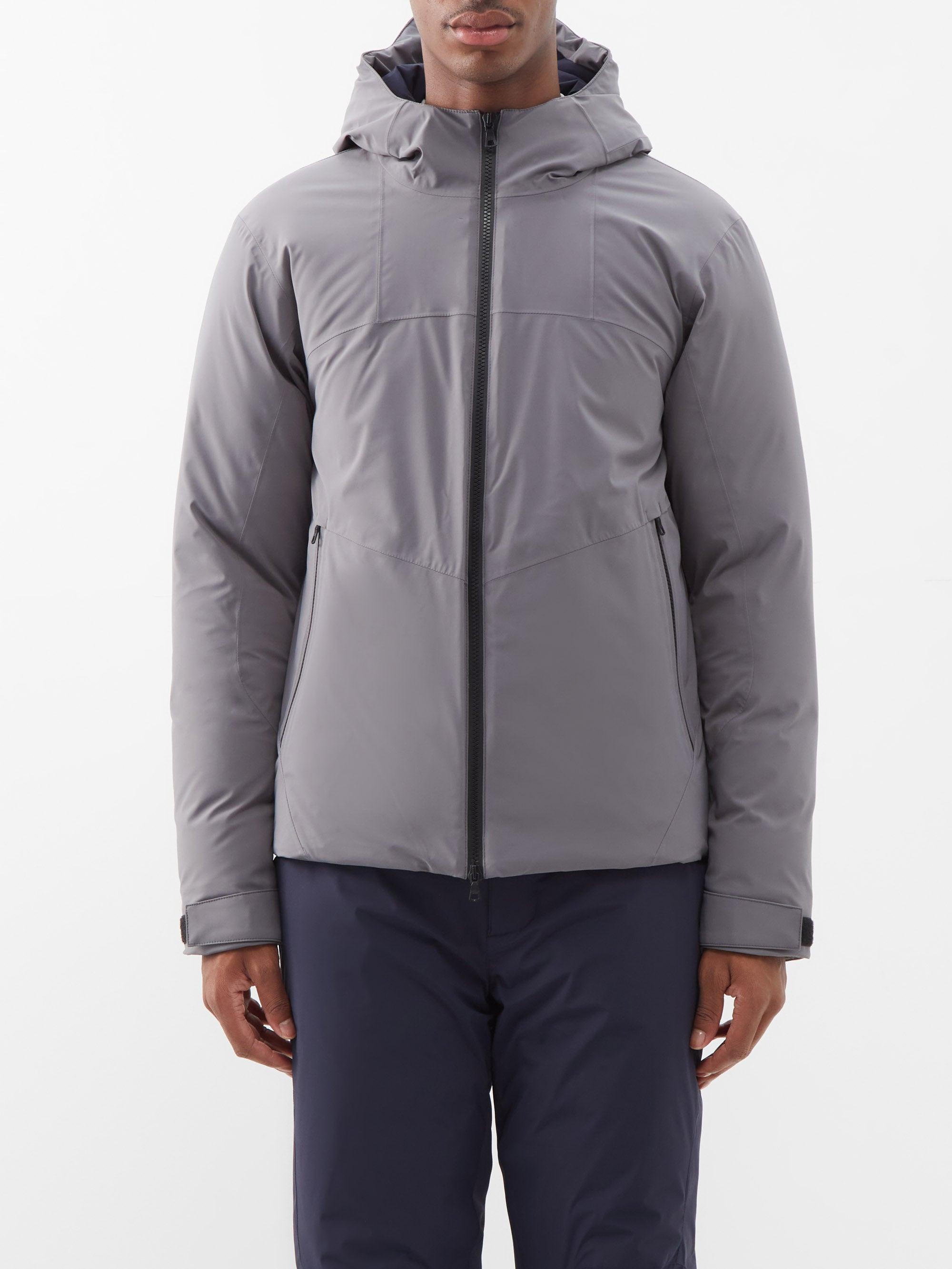 Orlebar Brown Talev Hooded Down Jacket in Gray for Men Lyst