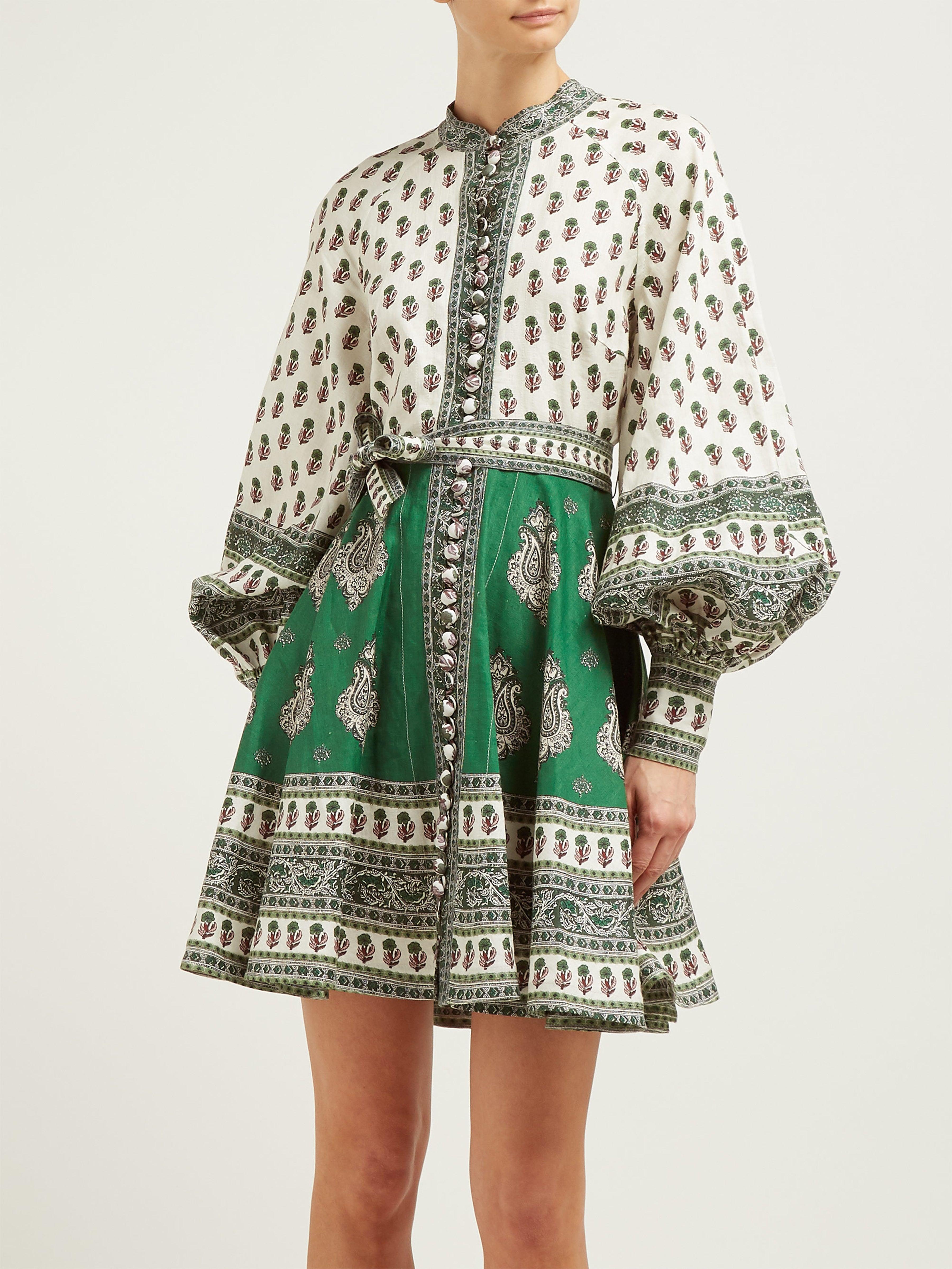 zimmermann emerald green dress
