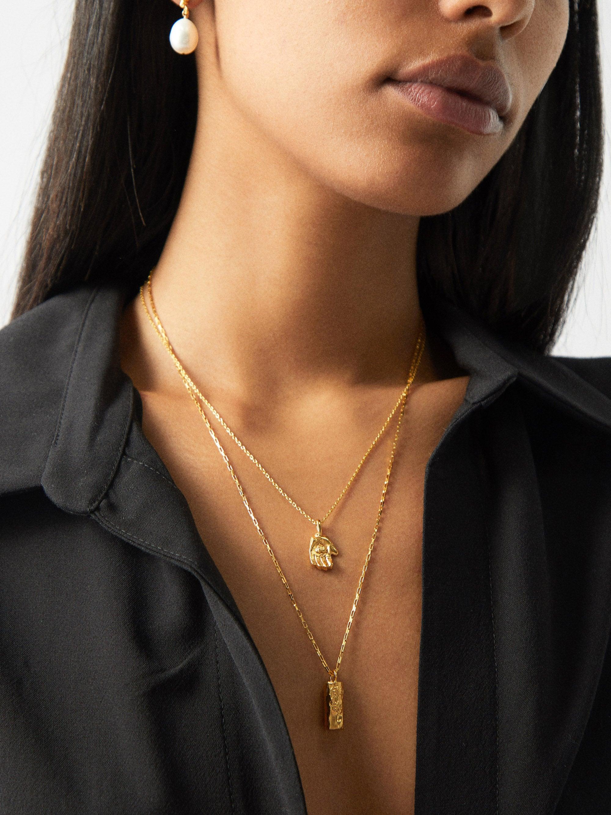 Love Amulet 24kt Gold-plated Necklace 