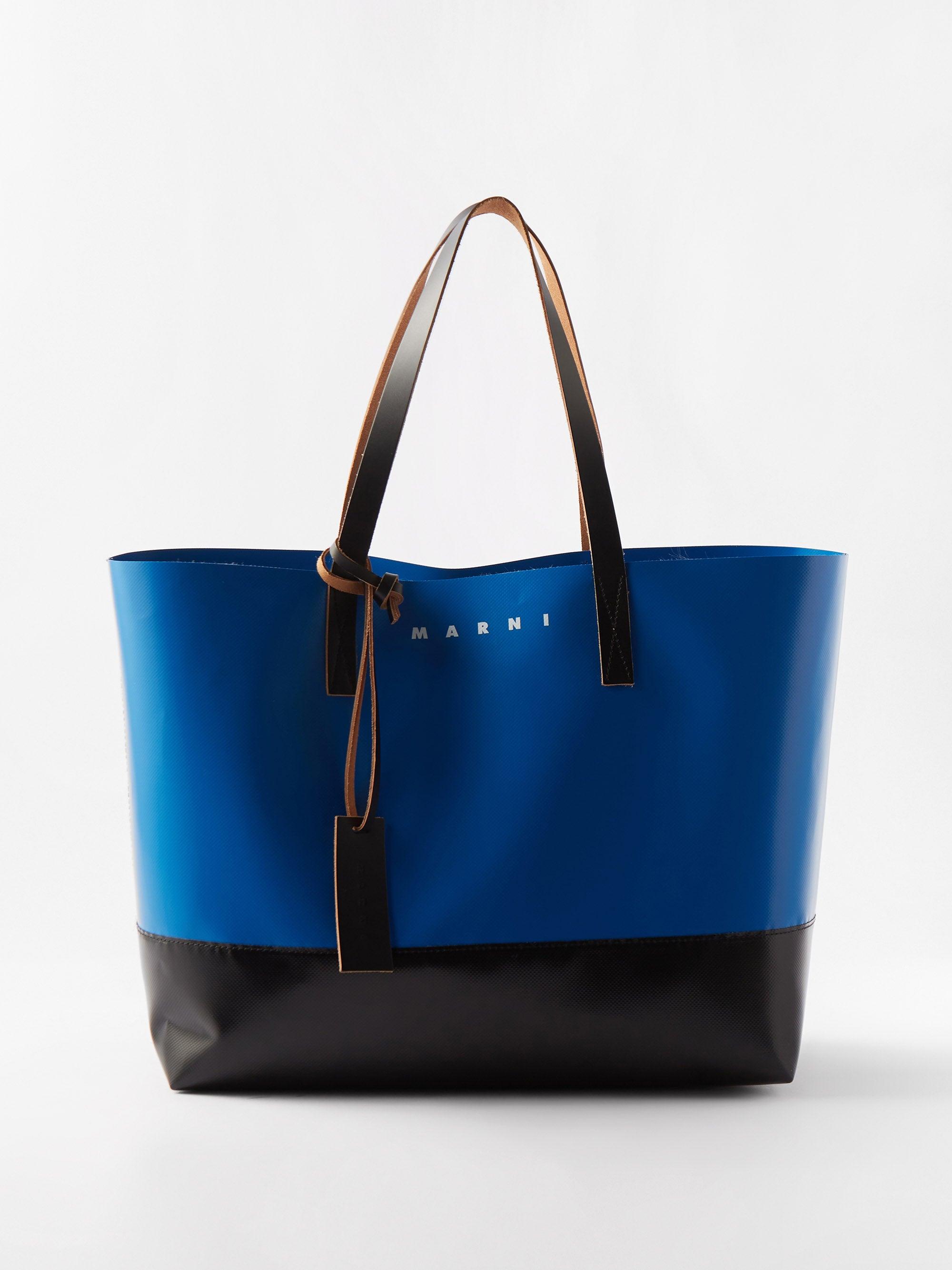 Marni Tribeca Colour-blocked Pvc Tote Bag in Blue for Men | Lyst