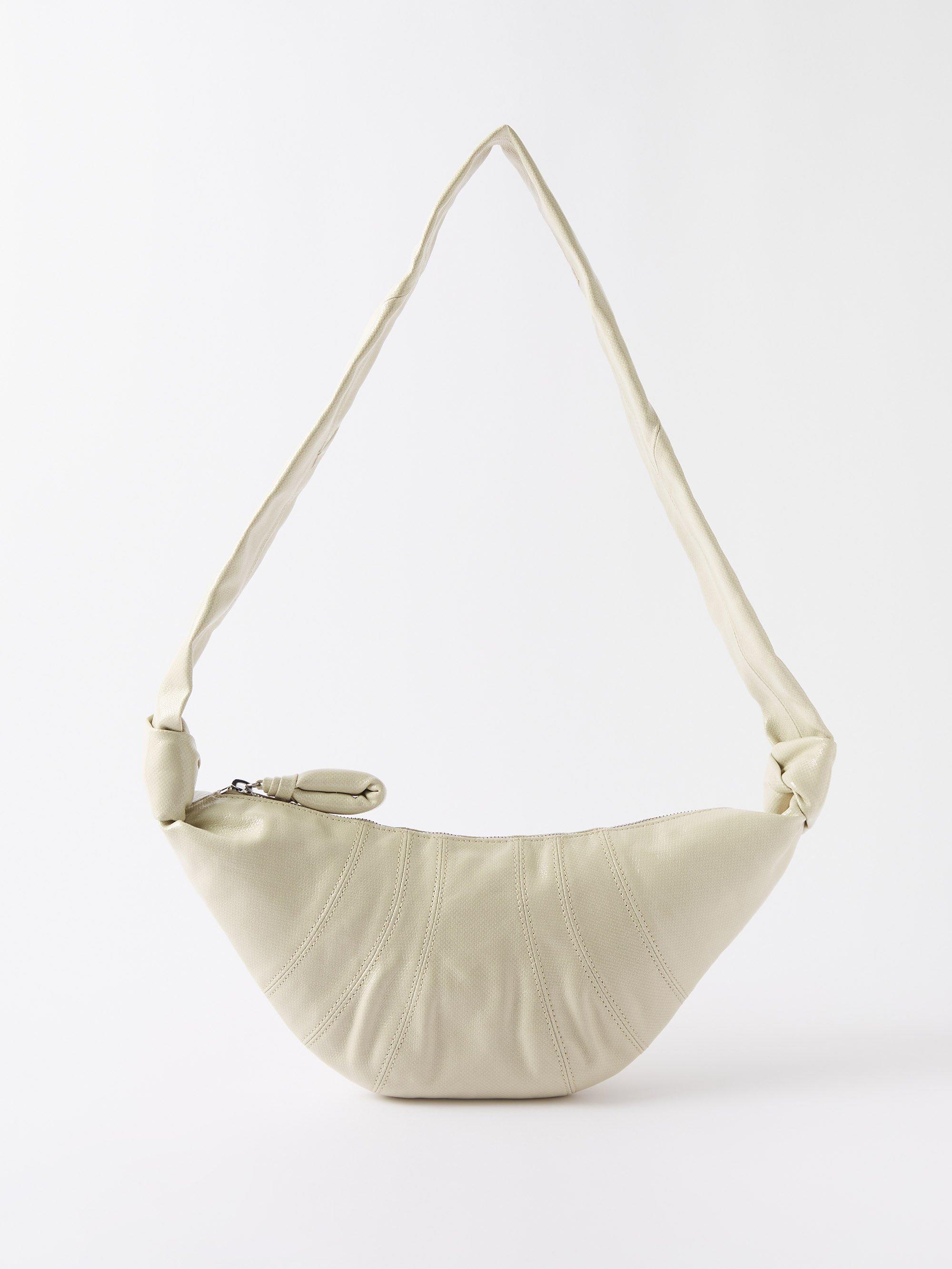Lemaire Croissant Small Coated-cotton Bag in White | Lyst