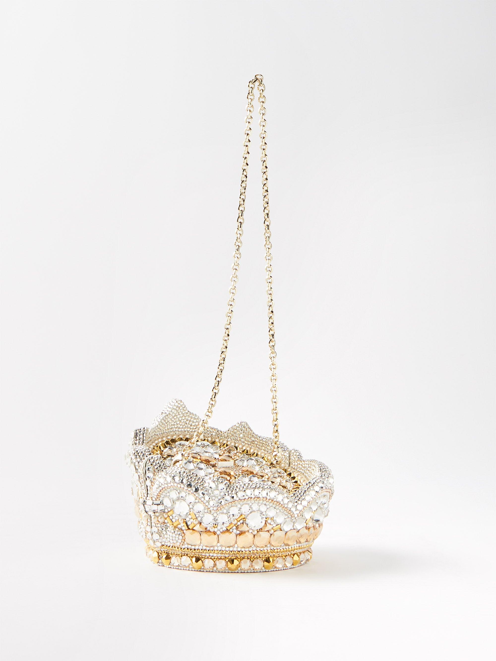 Judith Leiber Crown Jewels Crystal Clutch
