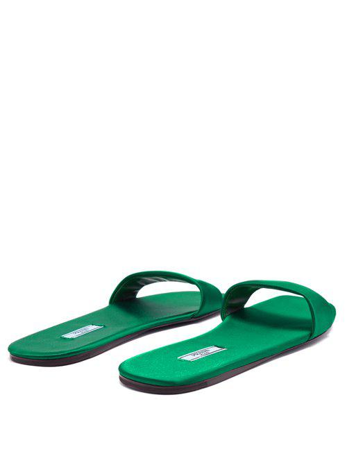 green prada slides