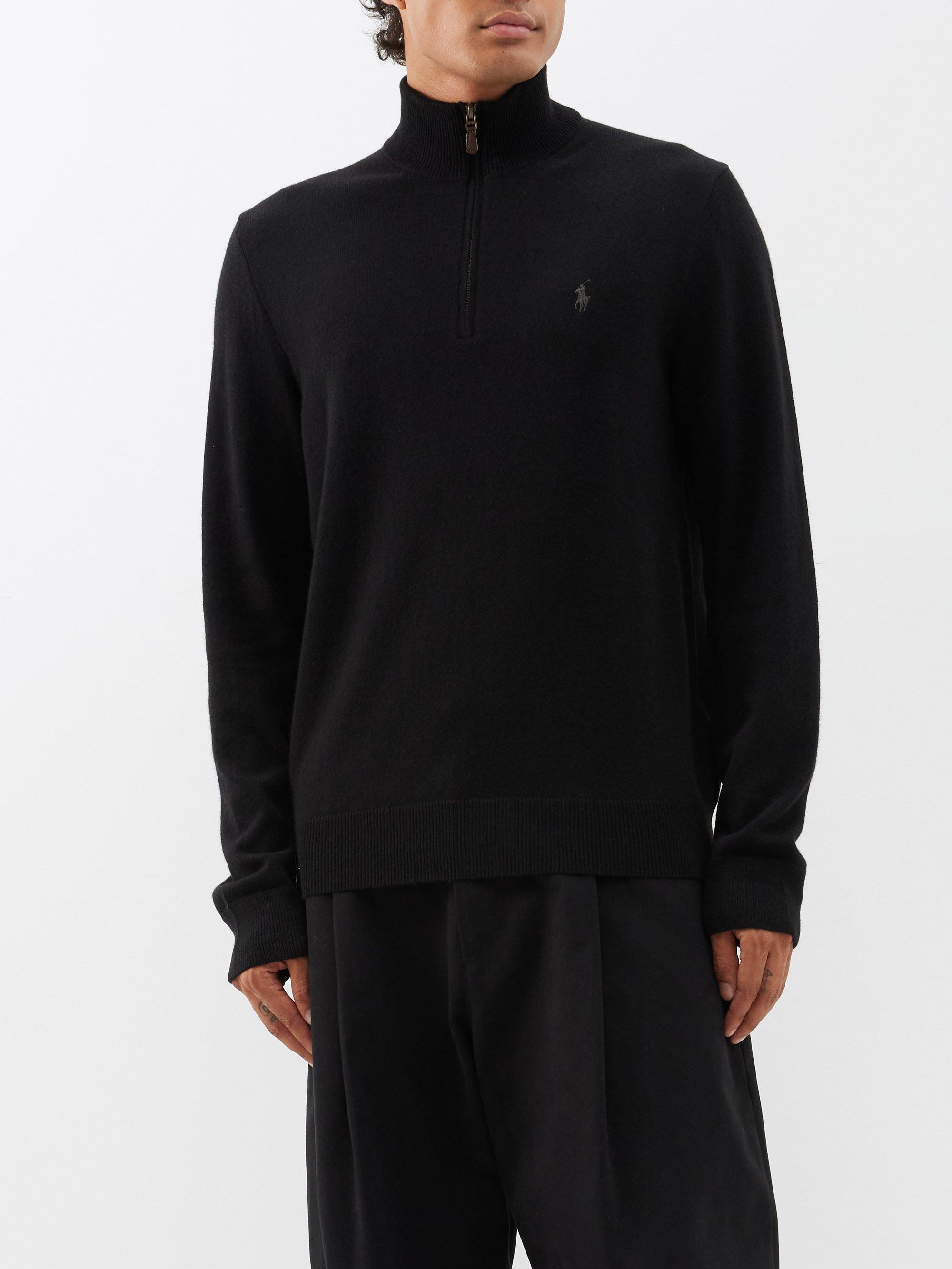 Merino Wool Half zip Sweater