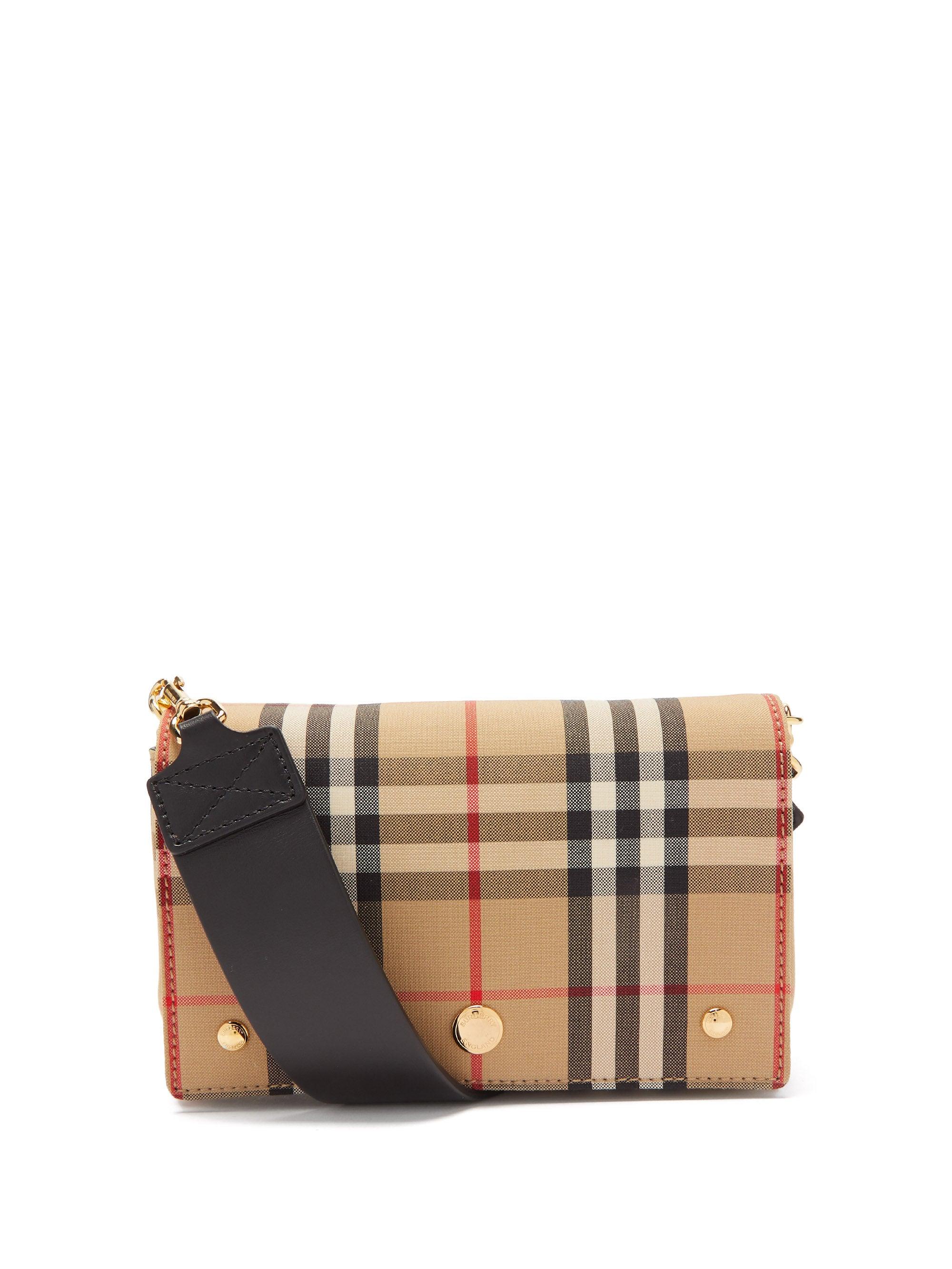 Tan Burberry Vintage Check Crossbody – Designer Revival