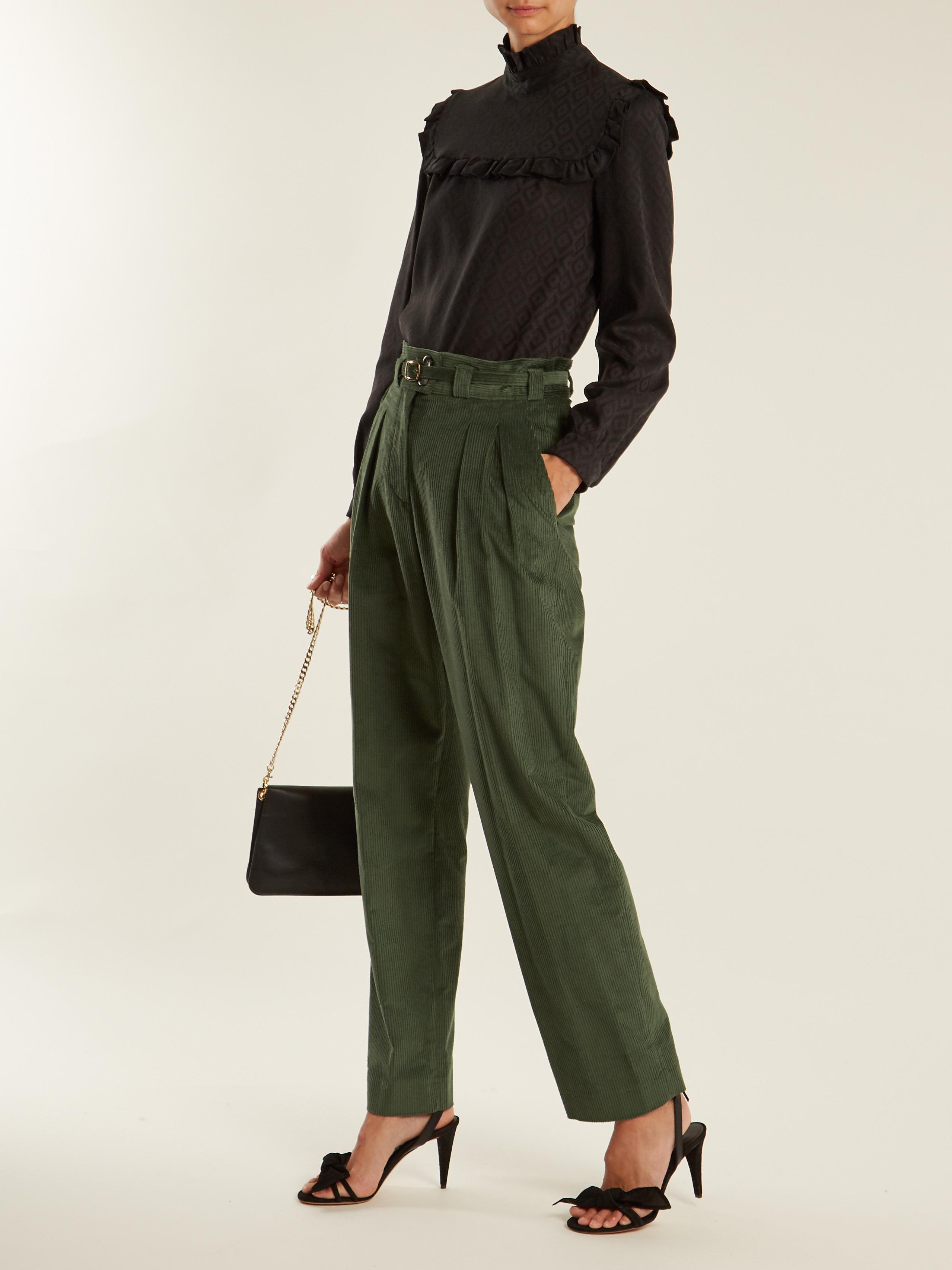 A.P.C. Joan High-rise Corduroy Trousers 