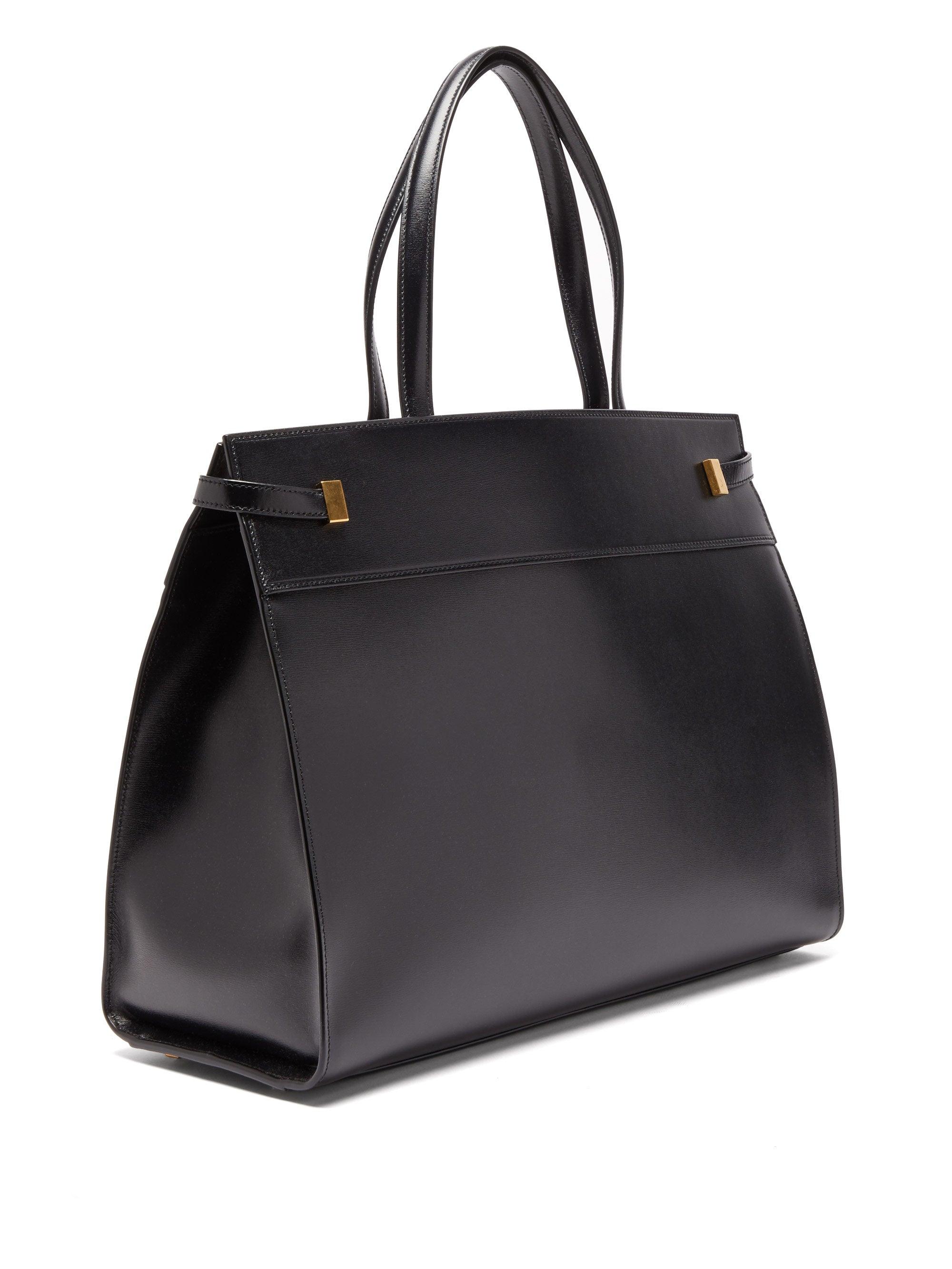 Saint laurent manhattan small smooth outlet leather tote bag