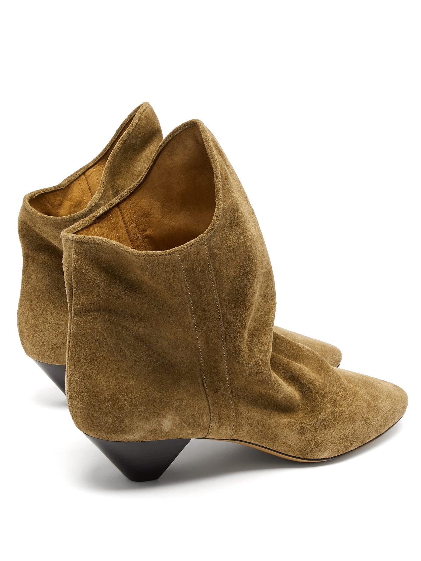 Isabel Marant Doey Suede Ankle Boots | Lyst
