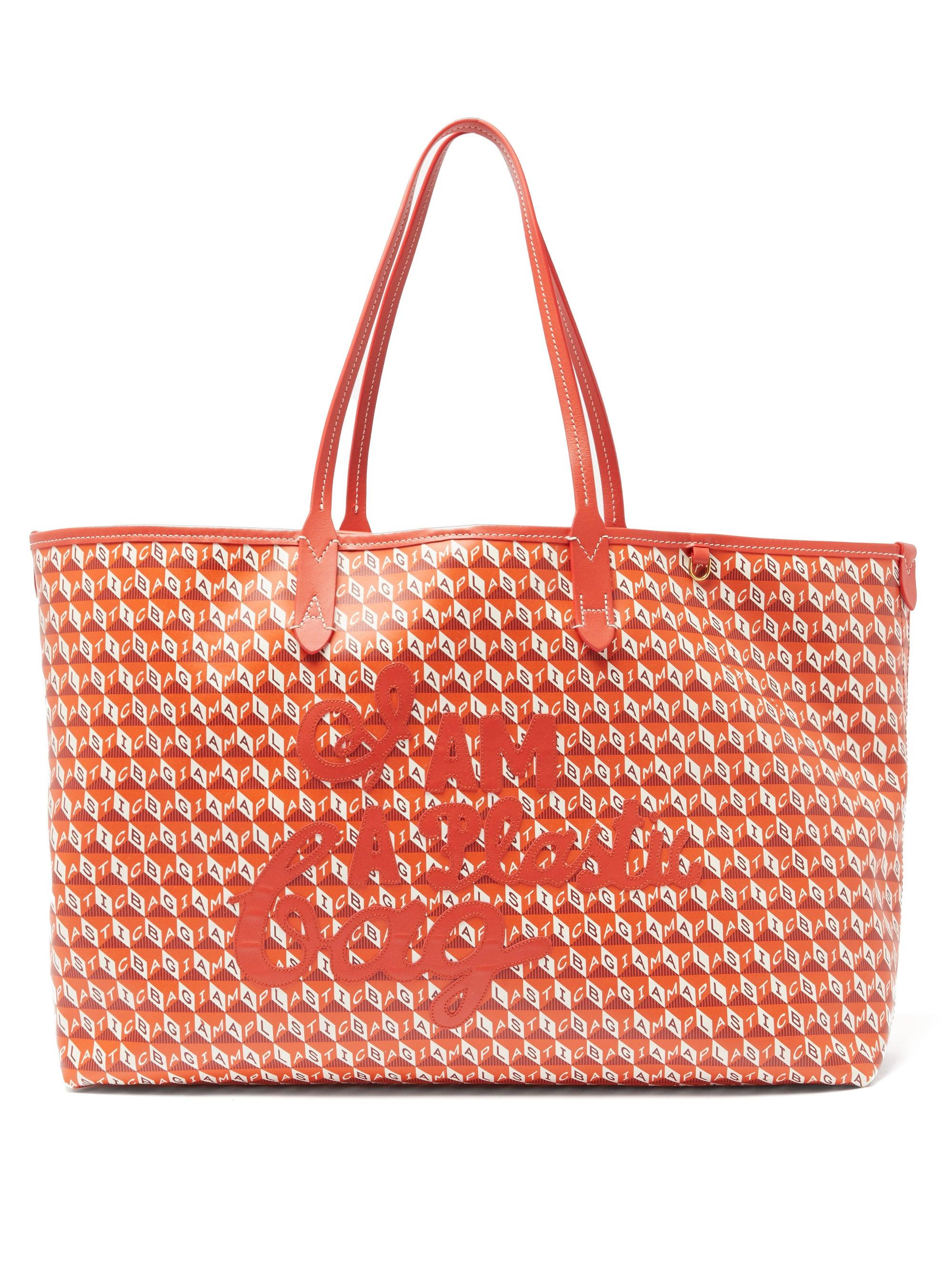 Anya Hindmarch I Am A Plastic Bag Recycledcanvas Tote Bag Lyst