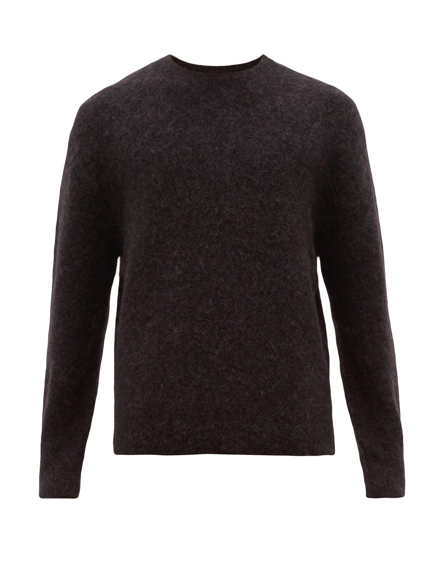 Acne Studios Wool Nosti Crew-neck Sweater in Dark Grey (Gray) for Men ...