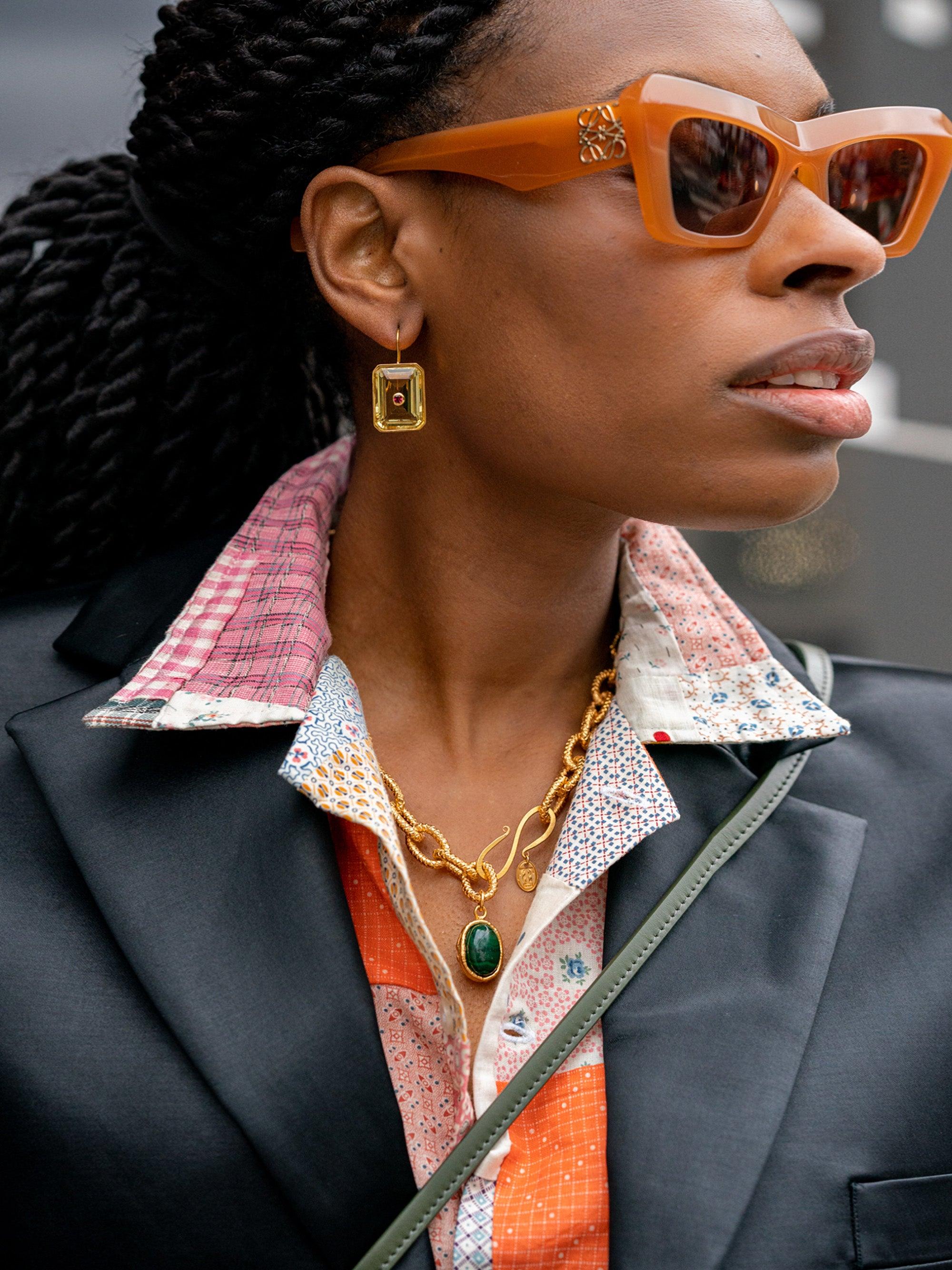 Anagram logo Cat eye Acetate Sunglasses