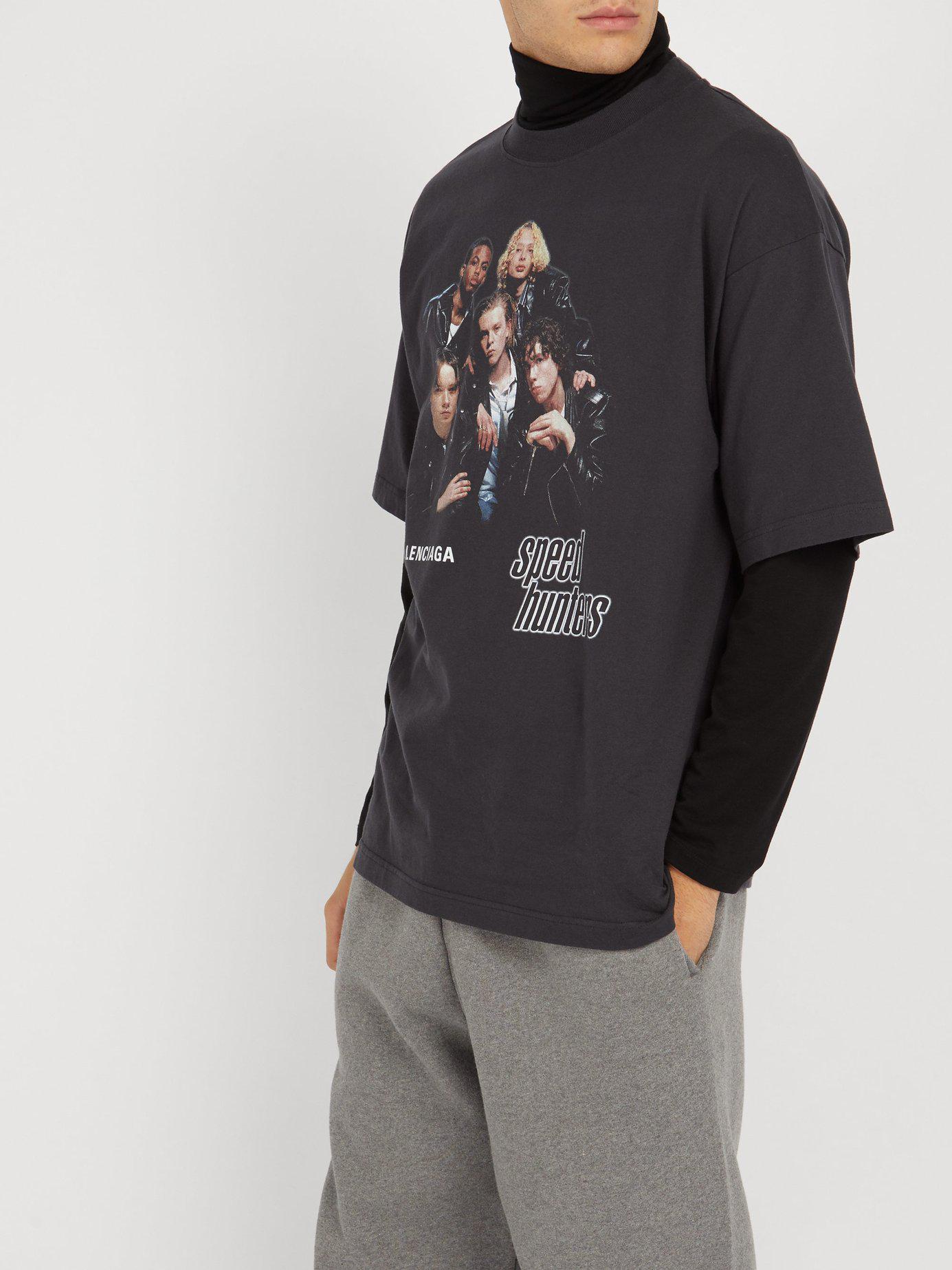 Balenciaga Cotton Speedhunters T-shirt for Men - Lyst