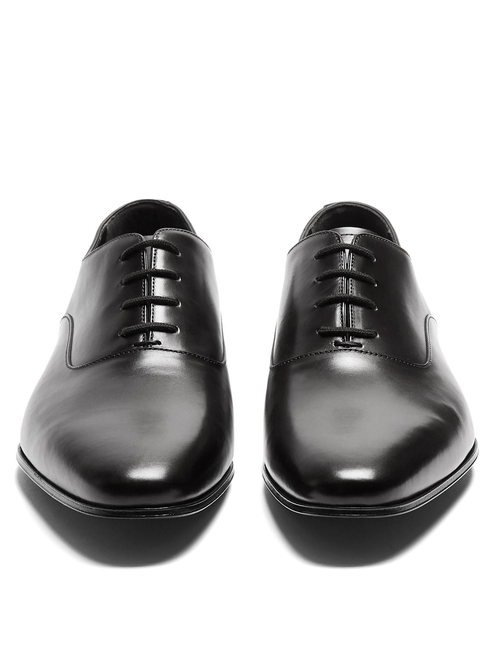 Paul Smith Fleming Leather Oxford Shoes in Black for Men | Lyst