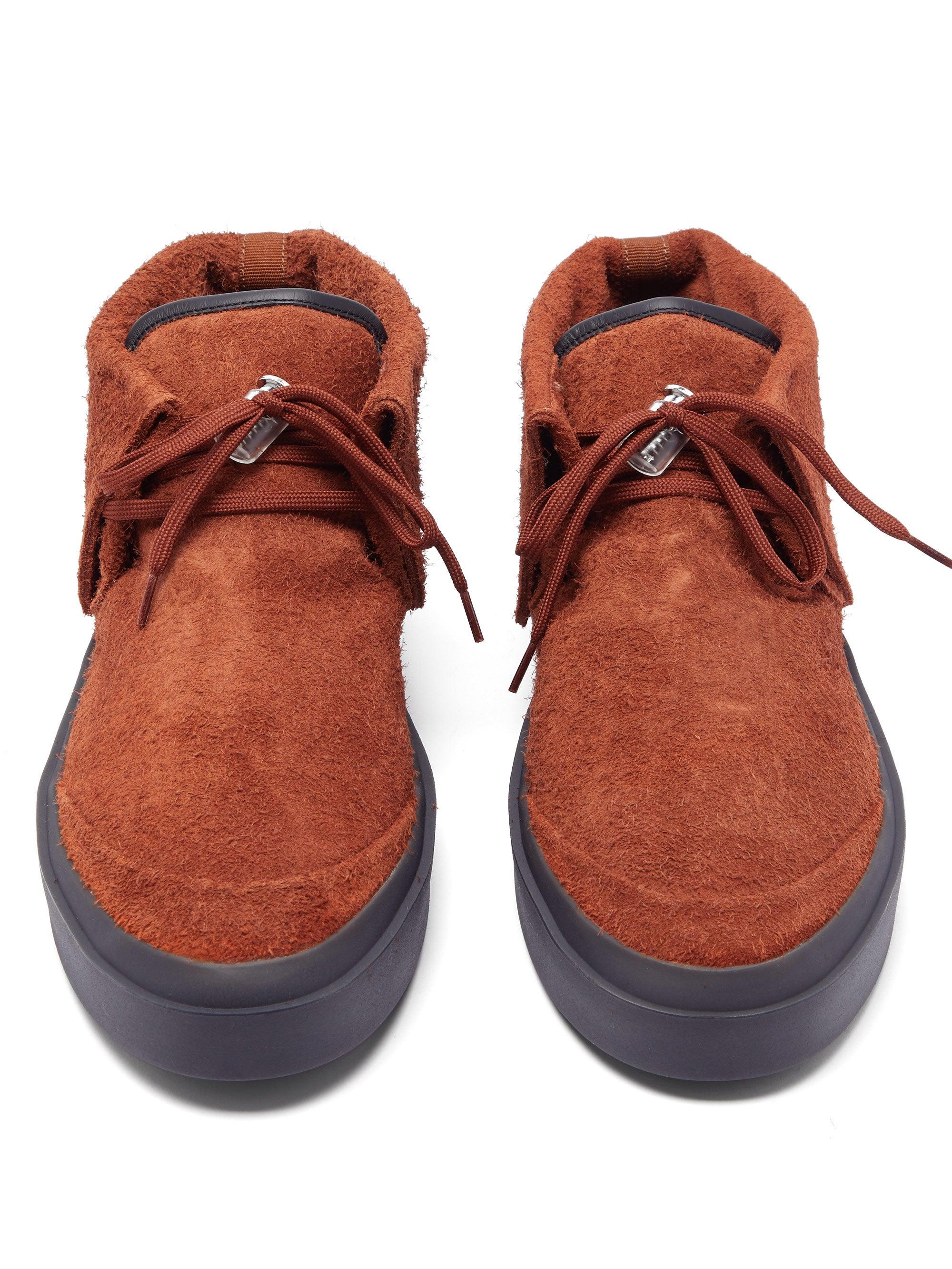 fear of god suede chukka boots