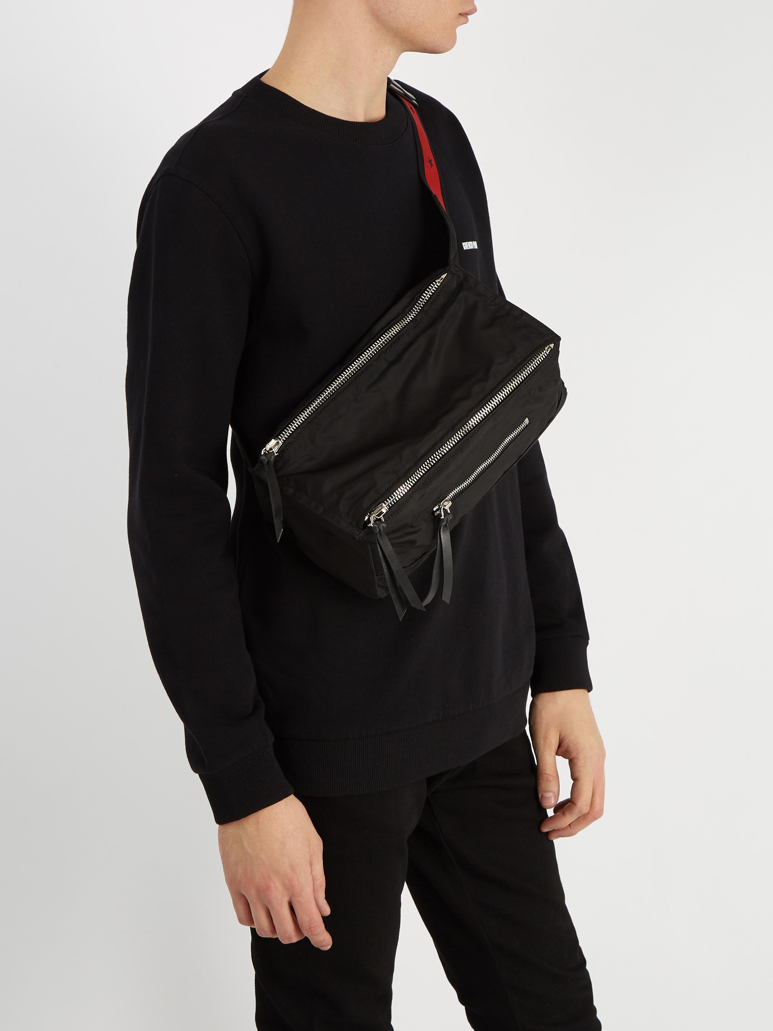 Lyst - Givenchy Nylon Belt Bag in Black for Men