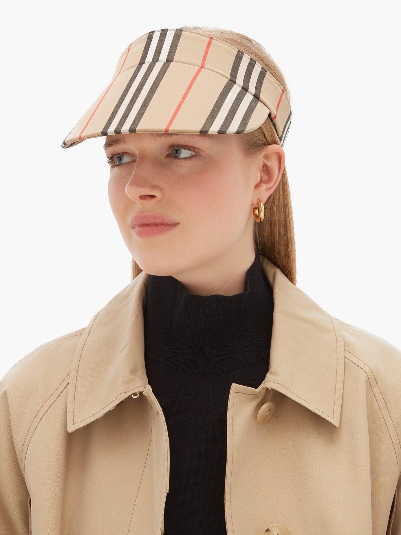 burberry visor hat