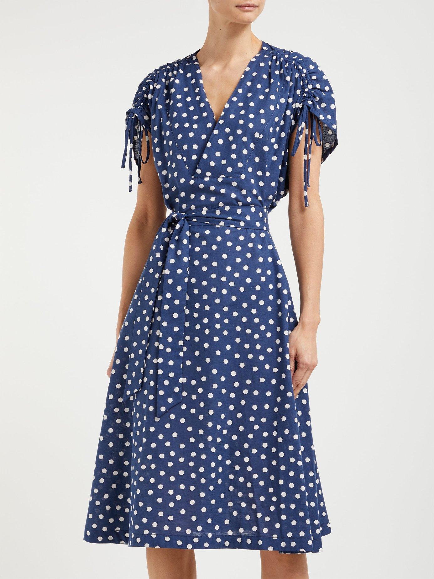 apc polka dot dress