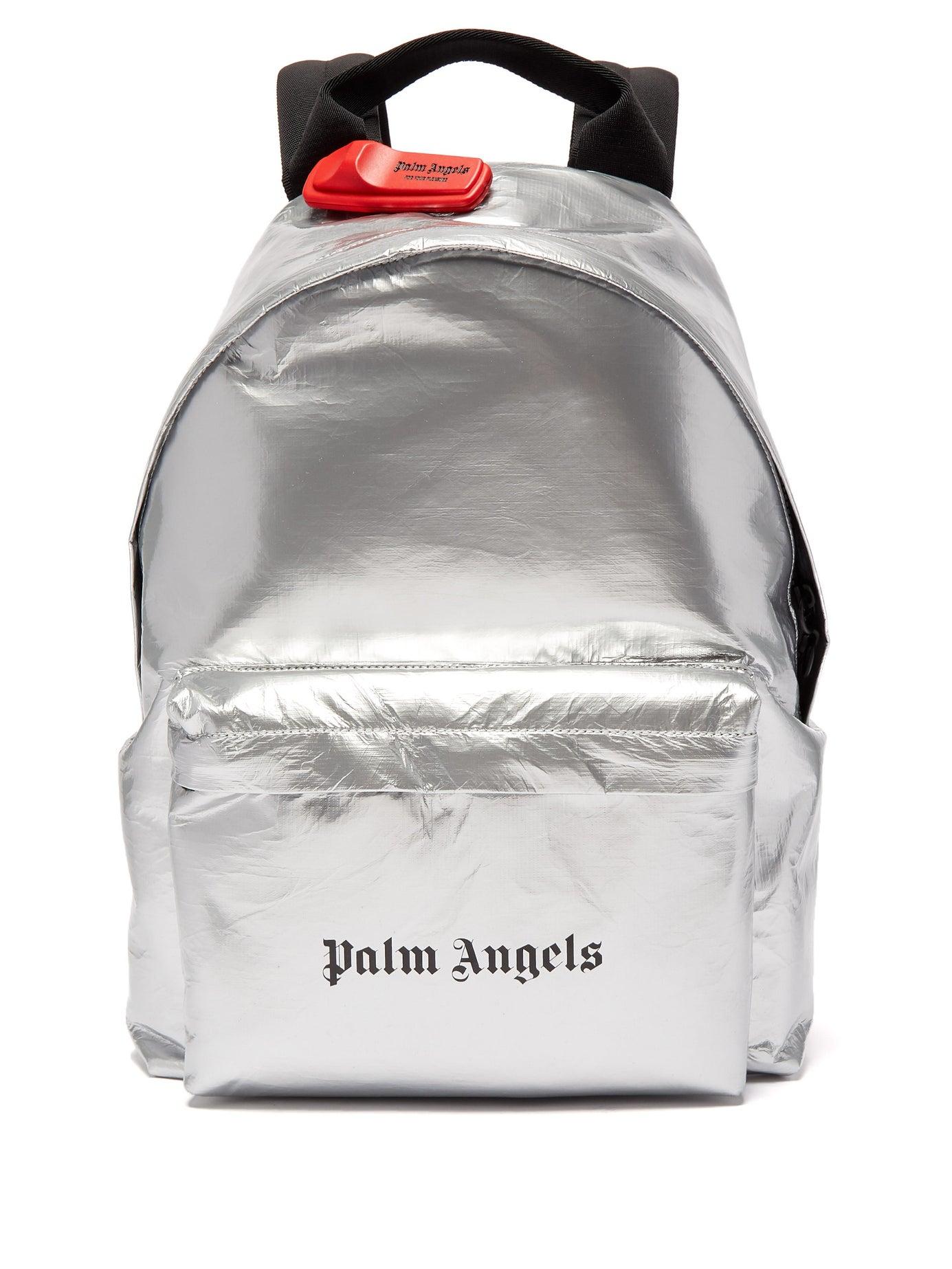 Palm Angels Canvas Small Metallic Backpack for Men | Lyst