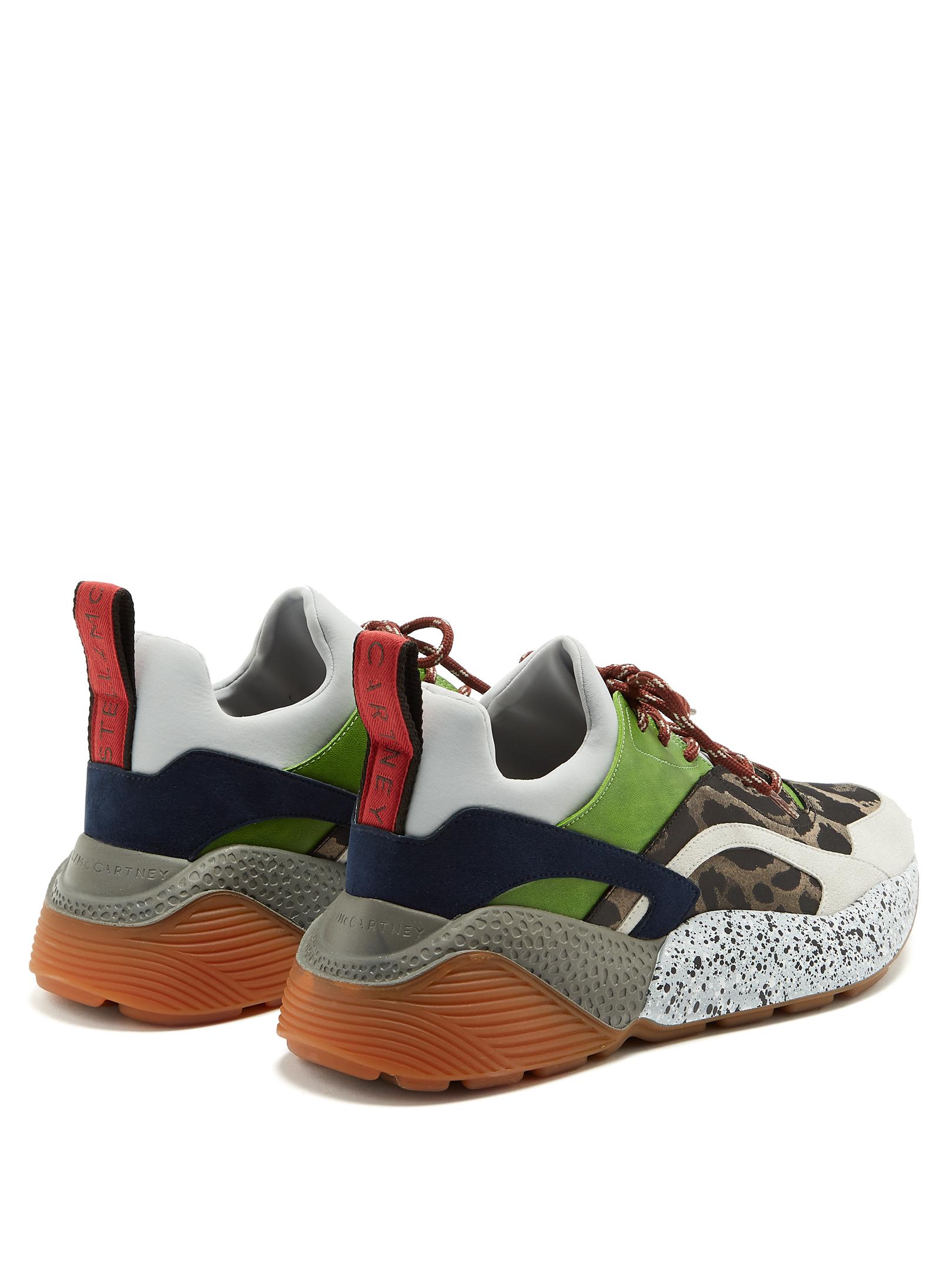 Stella McCartney Eclypse Sneakers in Green | Lyst