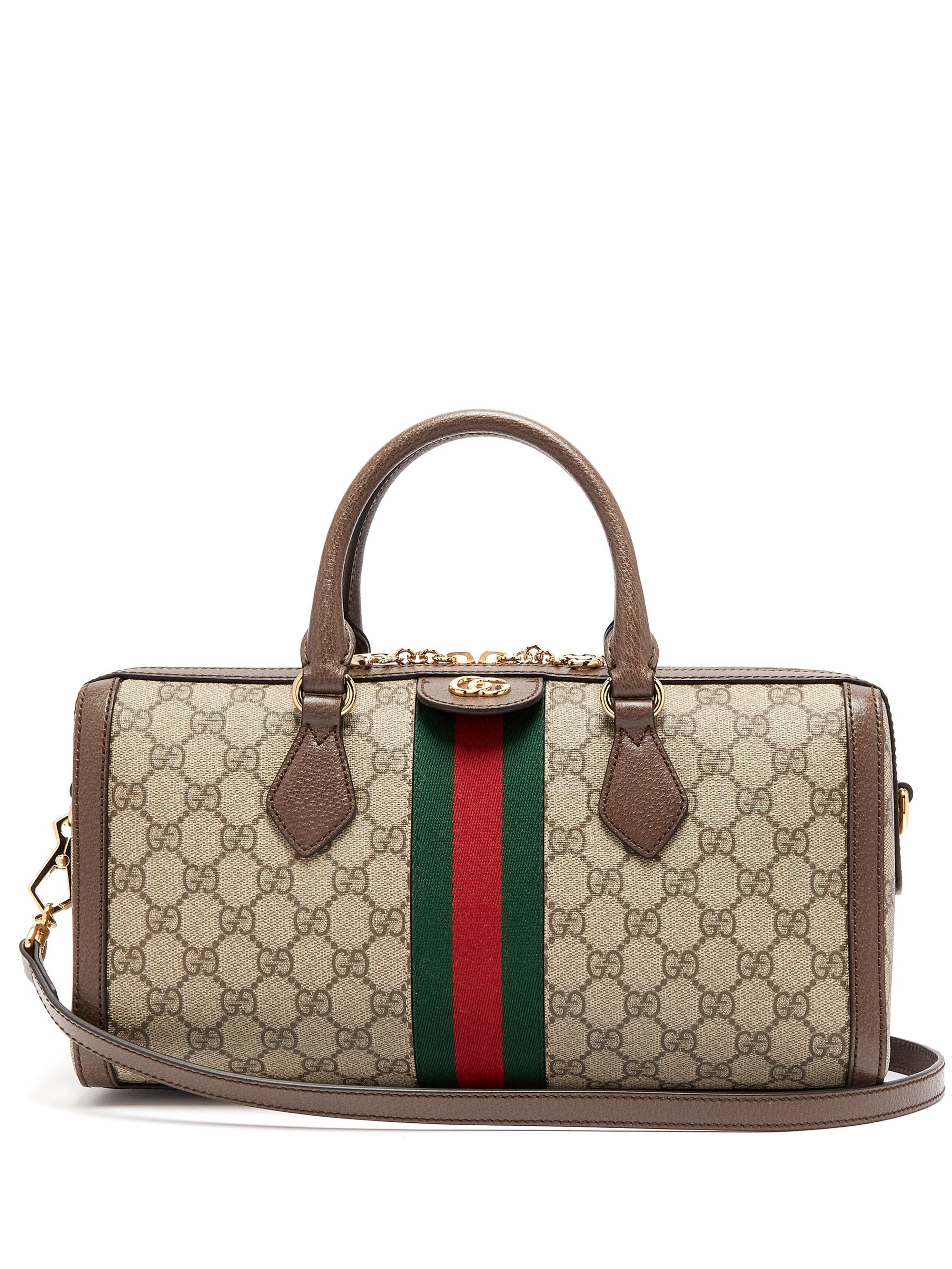 Gucci Ophidia GG Medium Top Handle Bag | Lyst