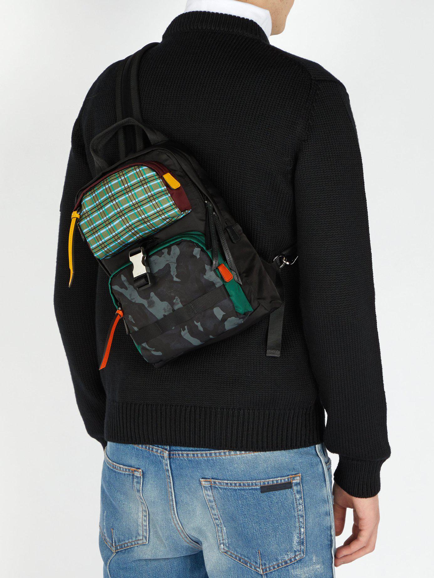 prada single strap backpack