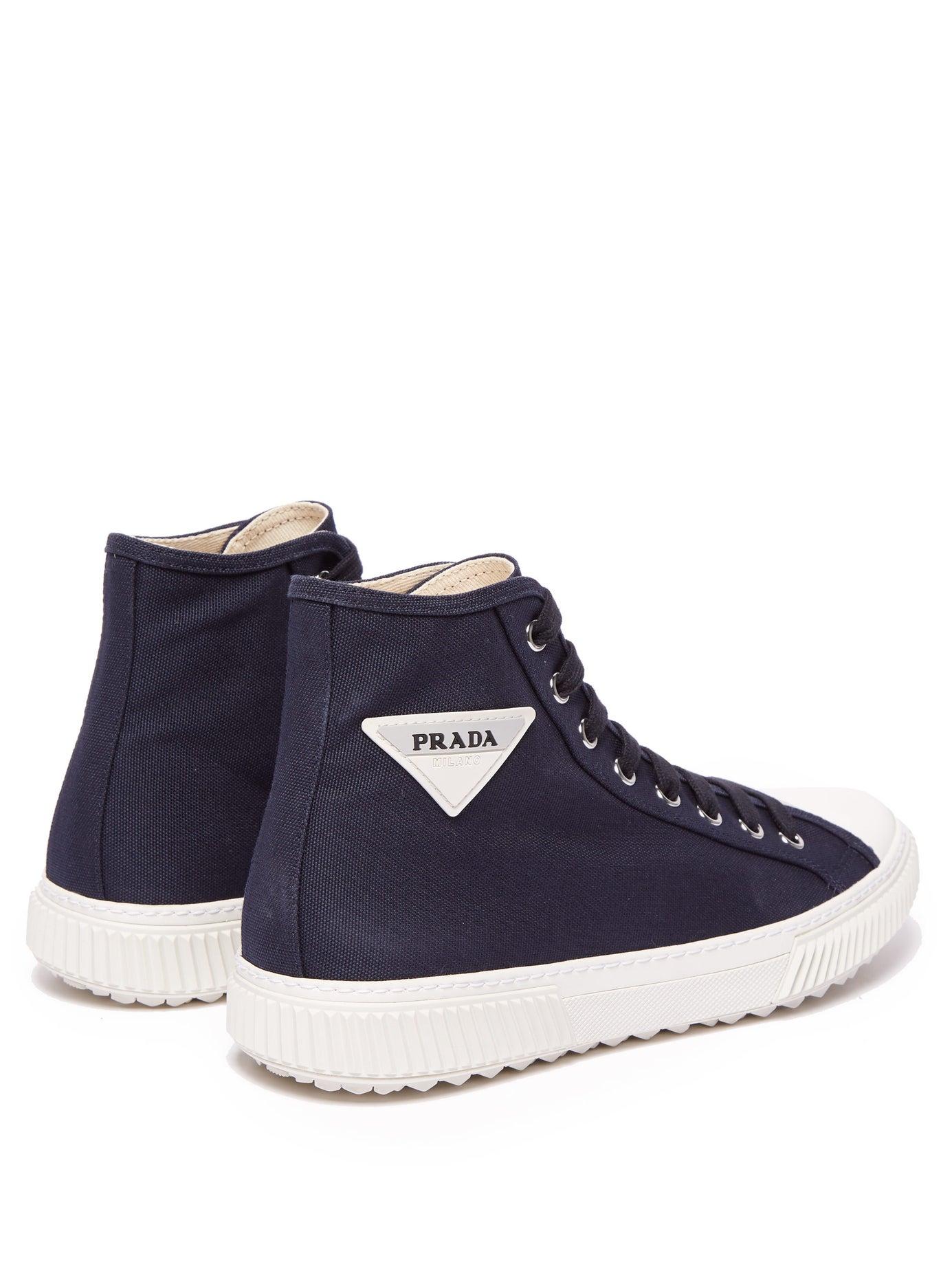 prada high top trainers