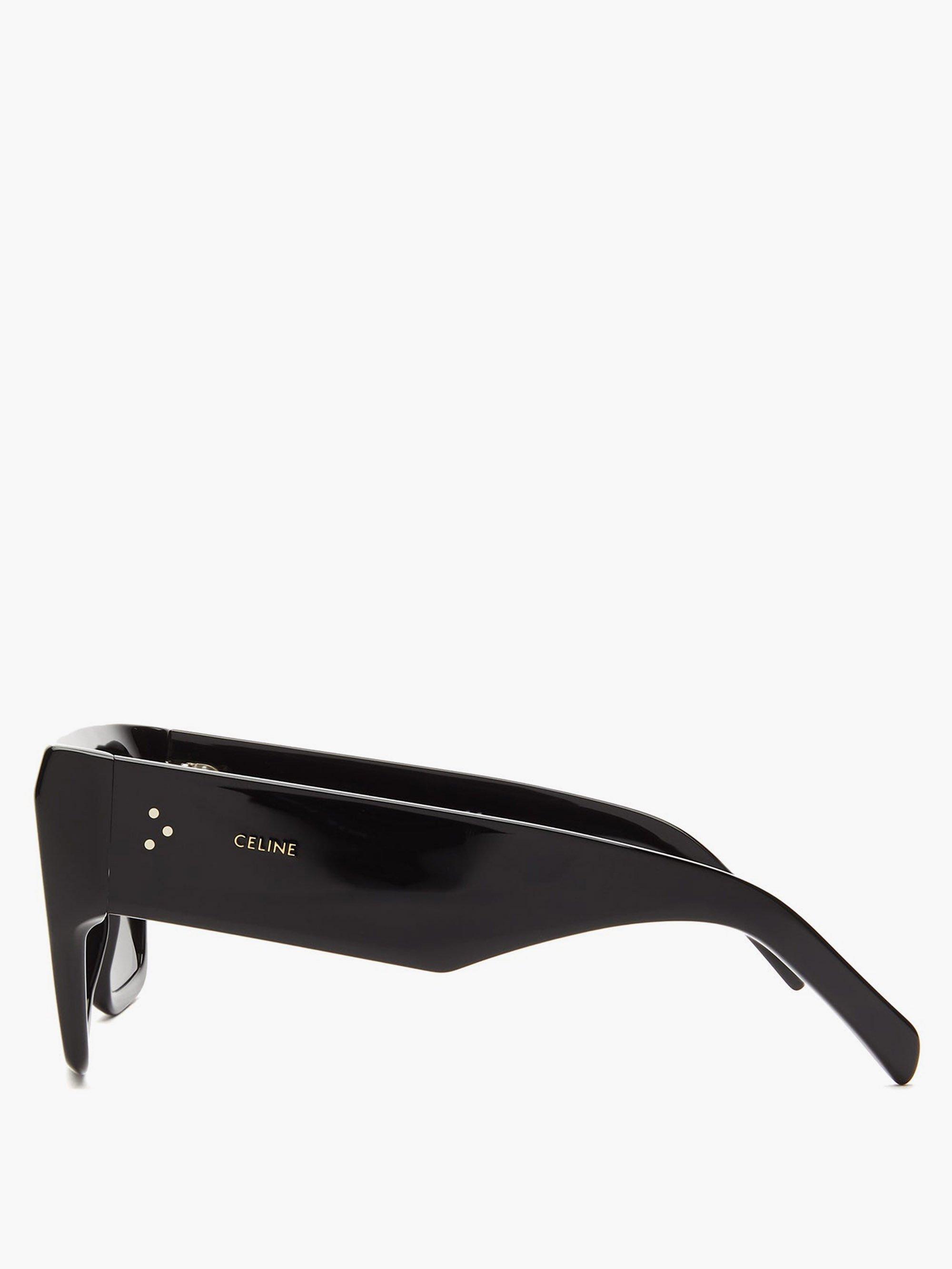 Celine Flat-top Acetate Sunglasses | Lyst